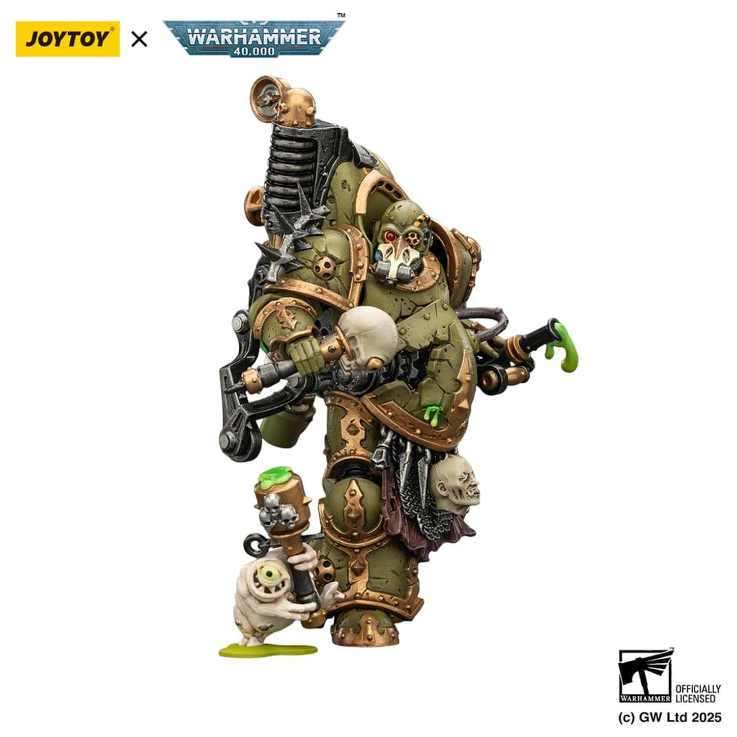 Warhammer 40,000 Figurina de actiune Death Guard Foul Blight spawn with Plague Sprayer 12 cm poza produsului