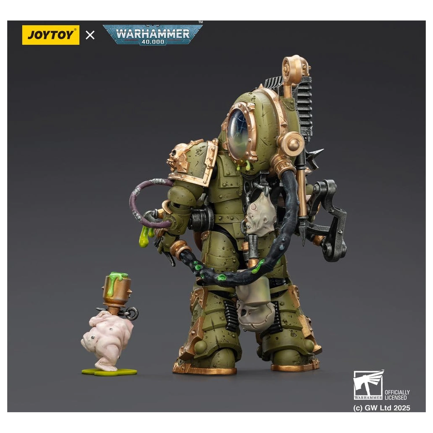 Warhammer 40,000 Figurina de actiune Death Guard Foul Blight spawn with Plague Sprayer 12 cm poza produsului