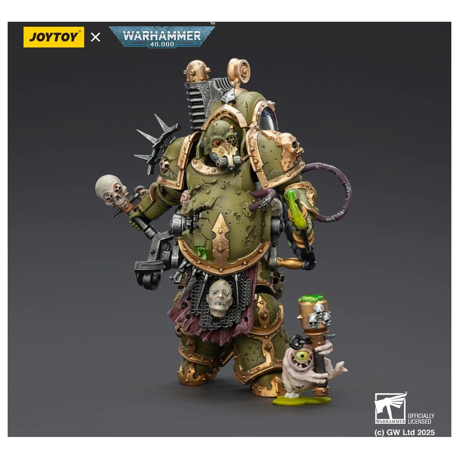 Warhammer 40,000 Figurina de actiune Death Guard Foul Blight spawn with Plague Sprayer 12 cm poza produsului