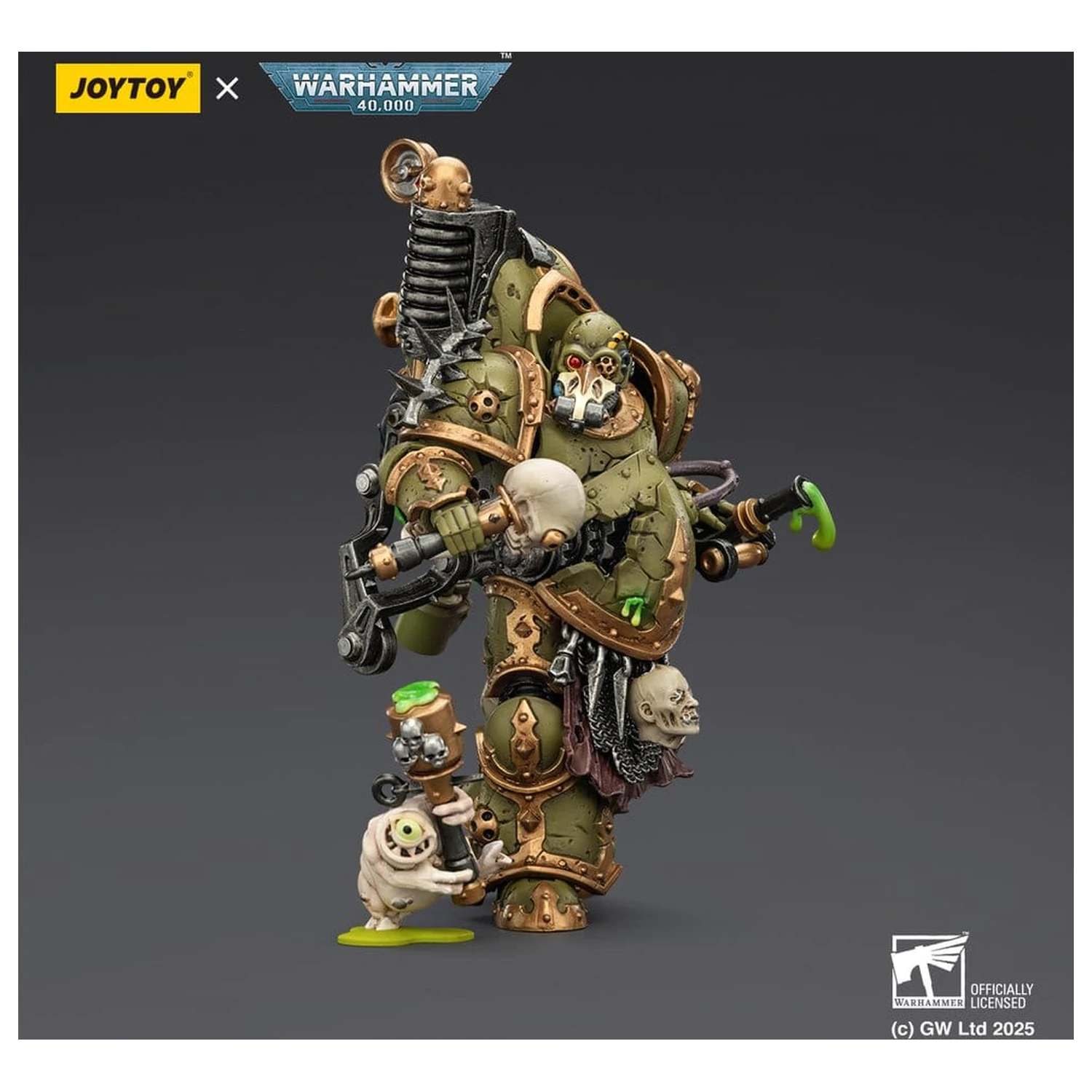 Warhammer 40,000 Figurina de actiune Death Guard Foul Blight spawn with Plague Sprayer 12 cm poza produsului