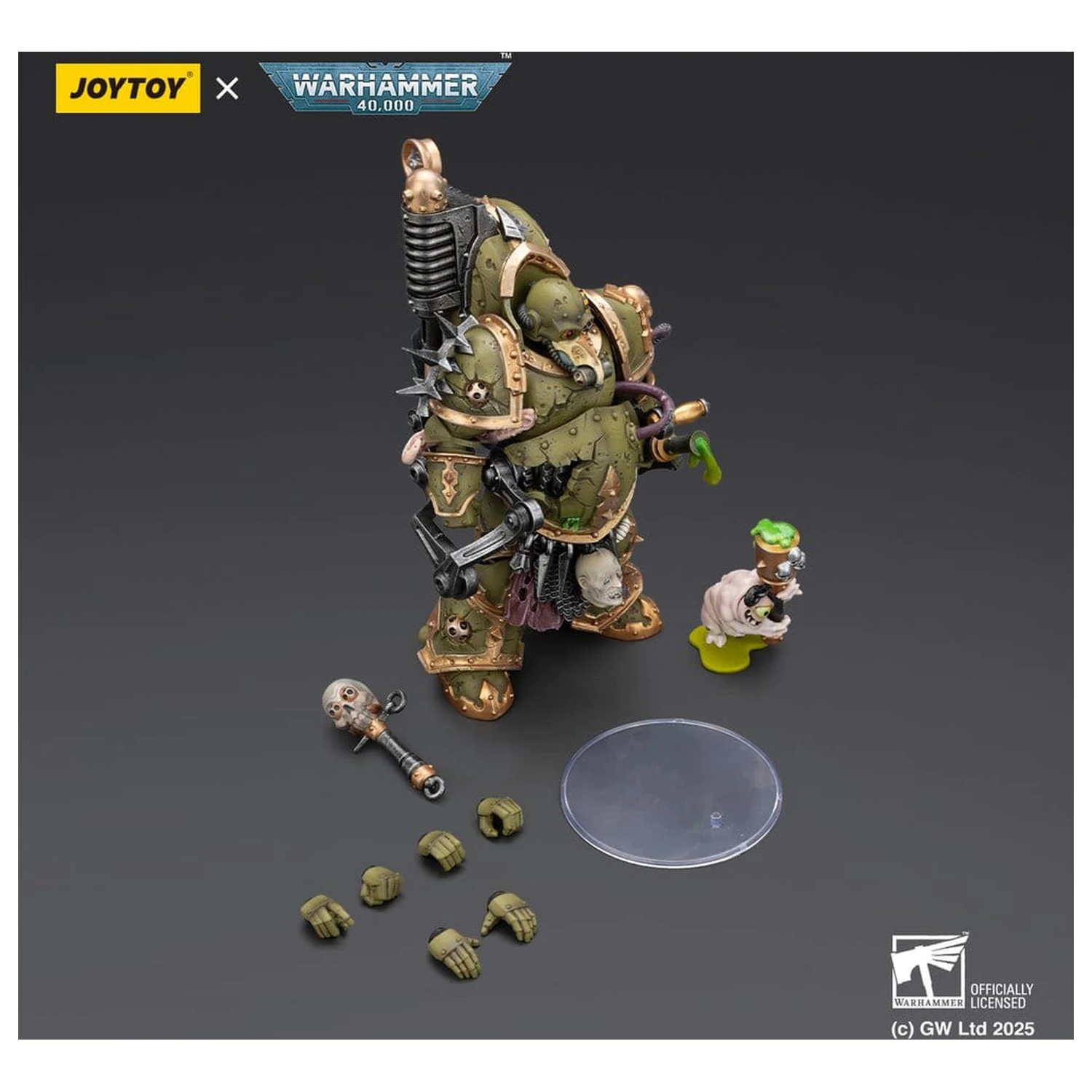 Warhammer 40,000 Figurina de actiune Death Guard Foul Blight spawn with Plague Sprayer 12 cm poza produsului