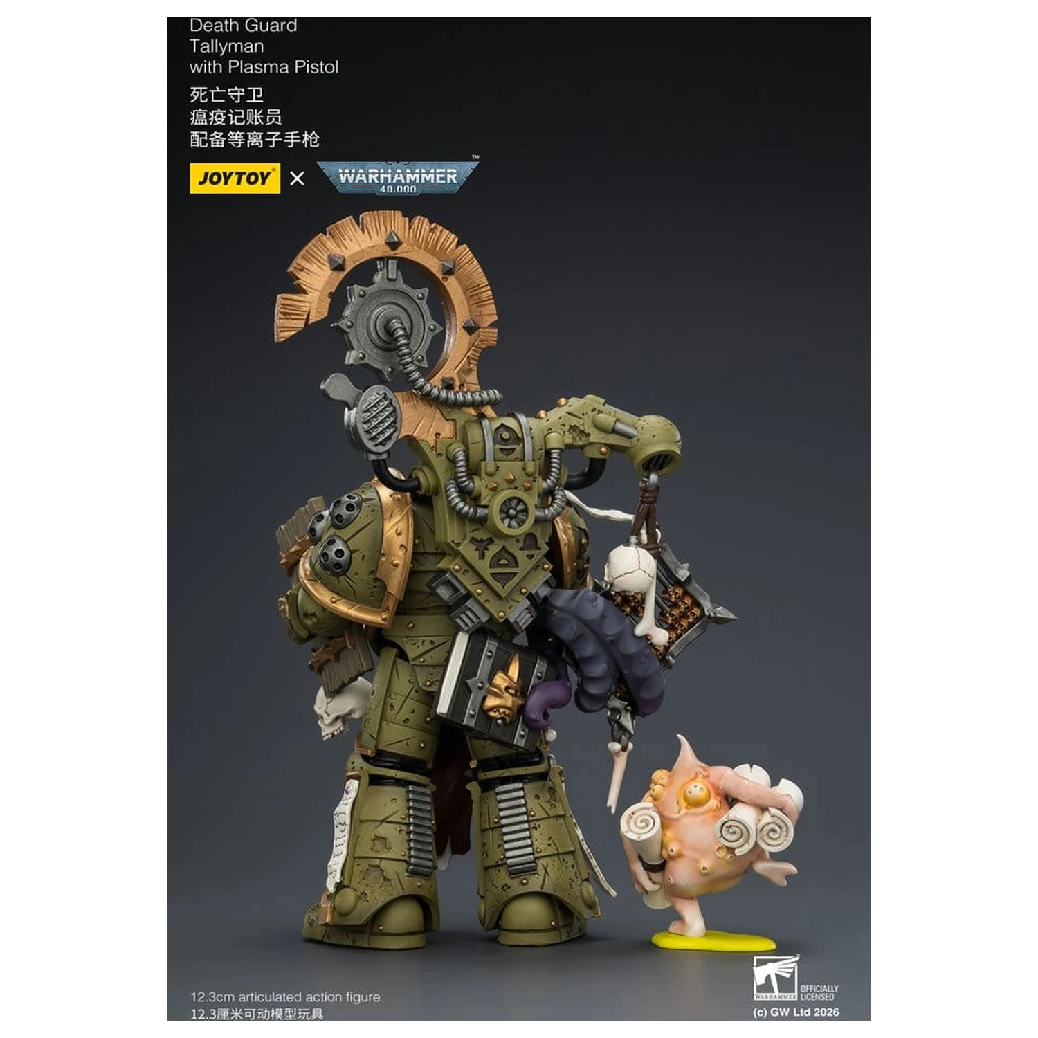 Warhammer 40,000 Figurina de actiune Death Guard Tallyman 12 cm poza produsului