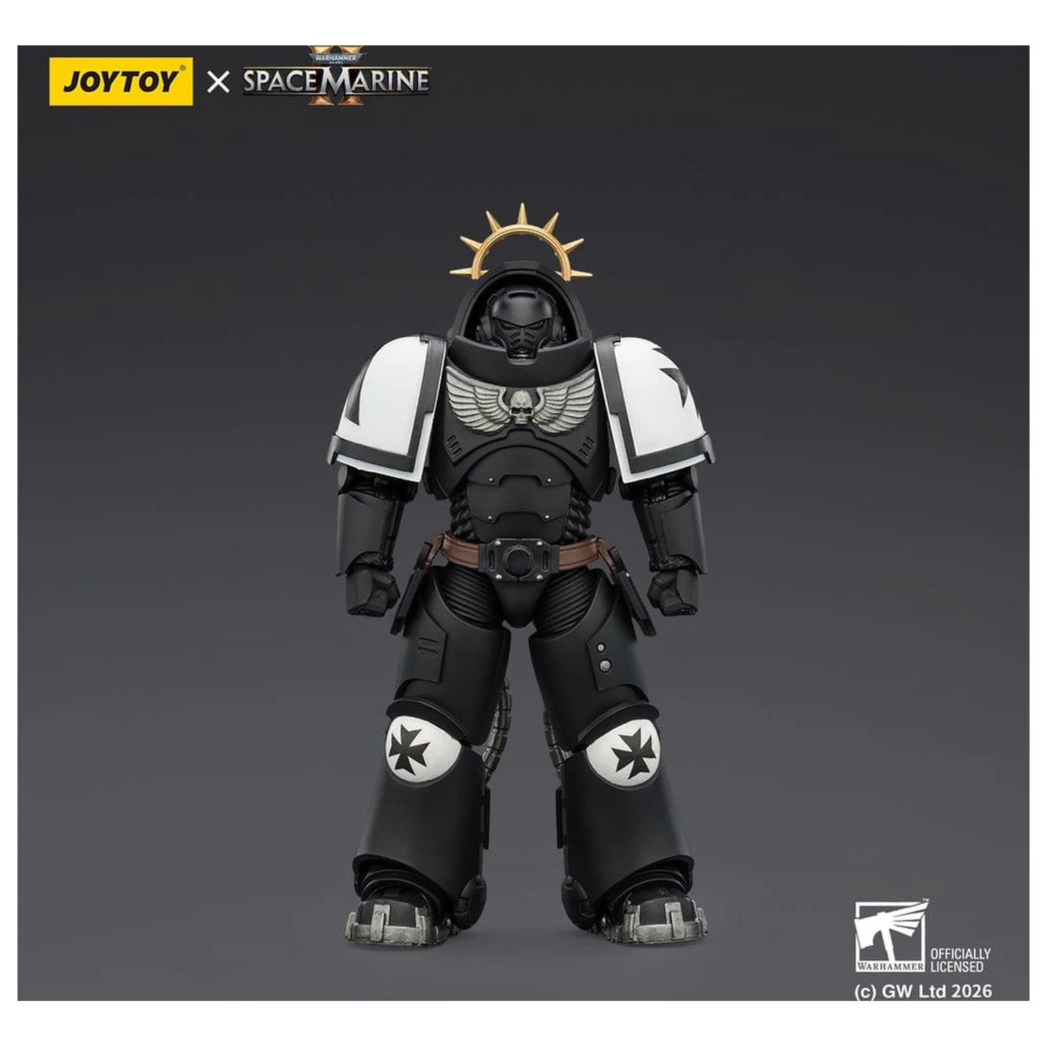Warhammer 40,000 Action Figure Game Edition Black Templars Heavy Intercessor 13 cm Figurina de actiune Editia de joc Black Templars Heavy Intercessor 13 cm poza produsului