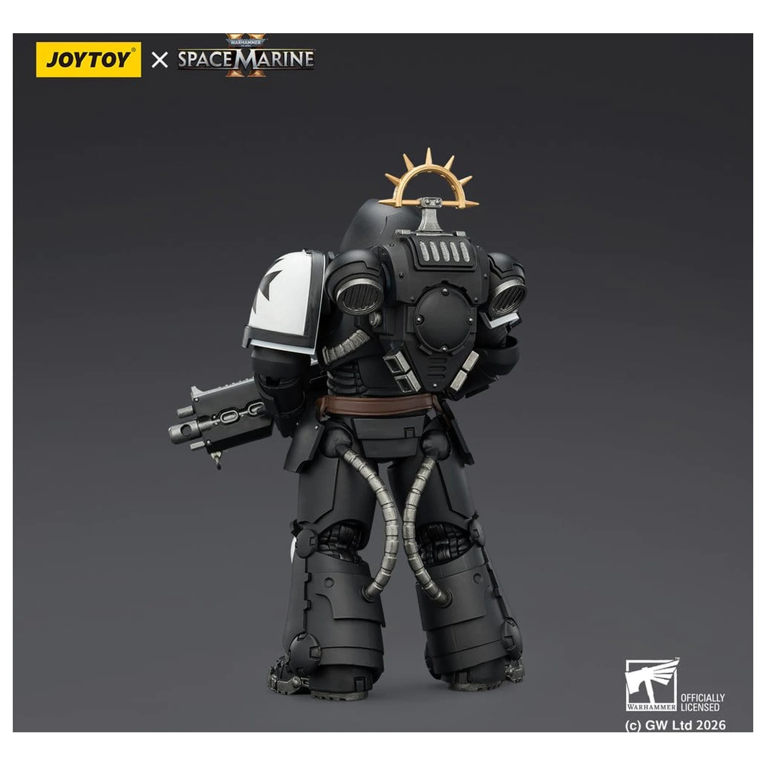 Warhammer 40,000 Action Figure Game Edition Black Templars Heavy Intercessor 13 cm Figurina de actiune Editia de joc Black Templars Heavy Intercessor 13 cm poza produsului