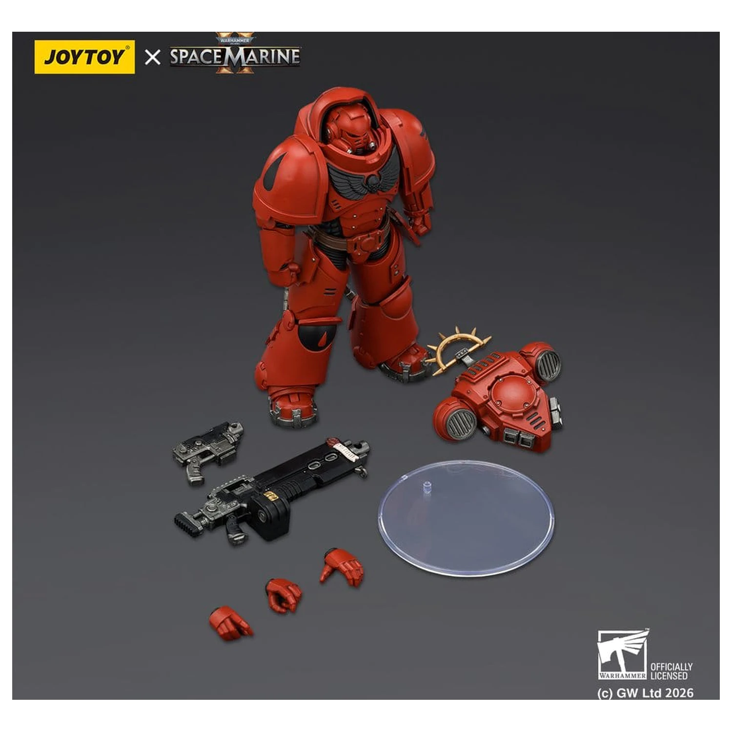 Warhammer 40,000 Figurina de actiune Game Edition Blood Angels Heavy Intercessor 13 cm poza produsului