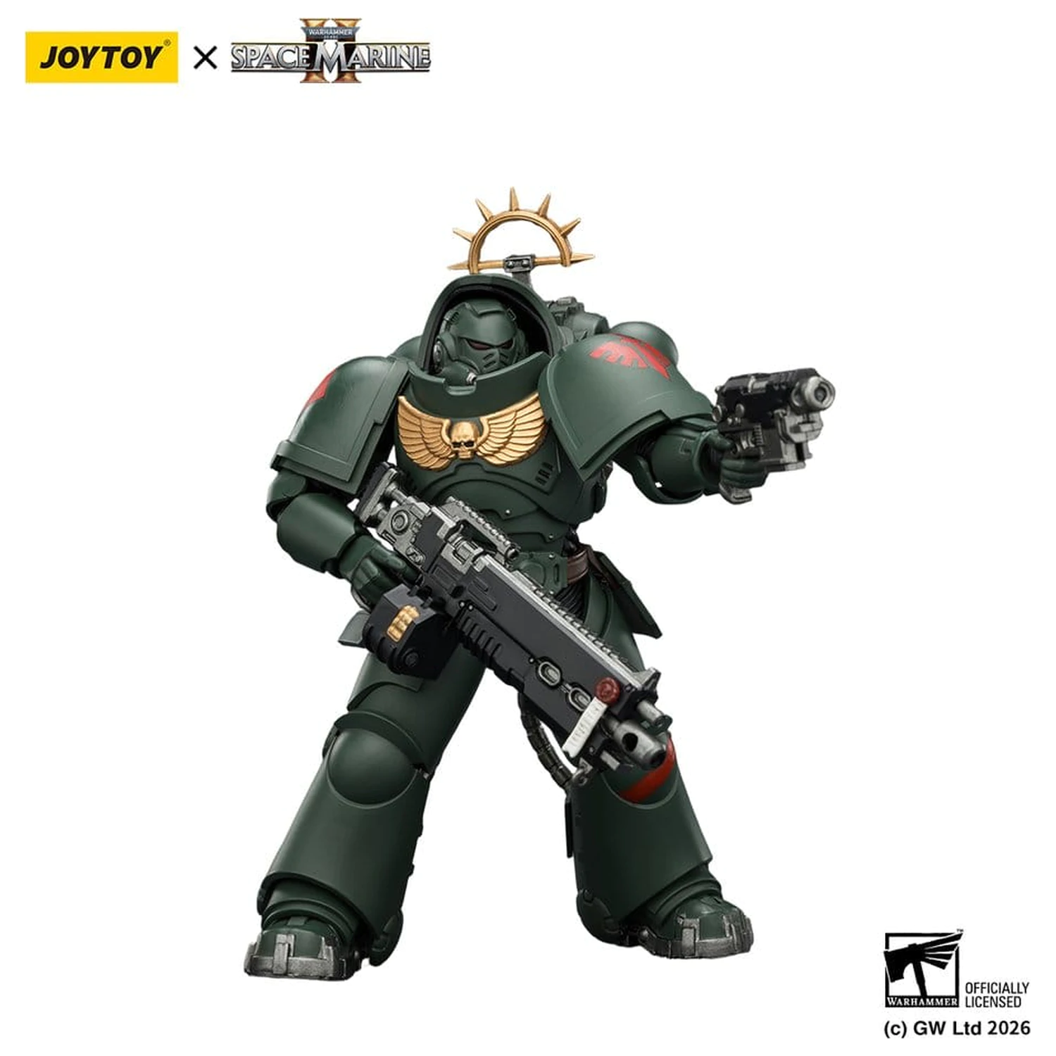 Warhammer 40,000 Action Figure Game Edition Dark Angels Heavy Intercessor 13 cm poza produsului
