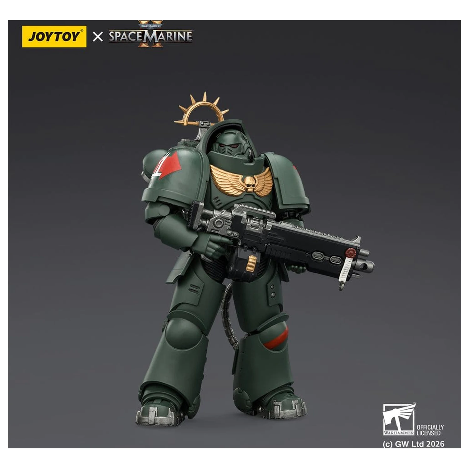 Warhammer 40,000 Action Figure Game Edition Dark Angels Heavy Intercessor 13 cm poza produsului