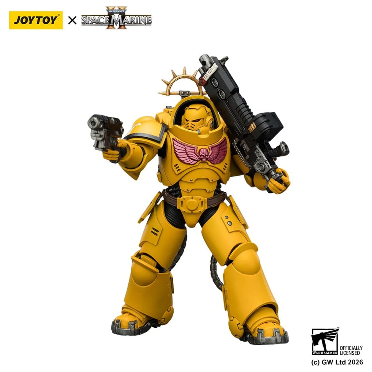 Warhammer 40,000 Action Figure Game Edition Imperial Fists Heavy Intercessor 13 centimetri poza produsului