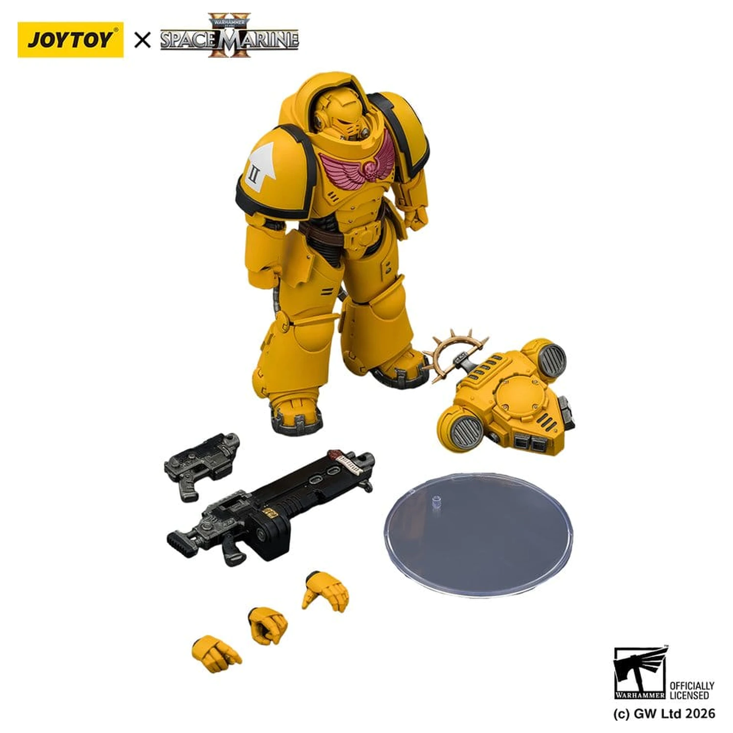 Warhammer 40,000 Action Figure Game Edition Imperial Fists Heavy Intercessor 13 centimetri poza produsului
