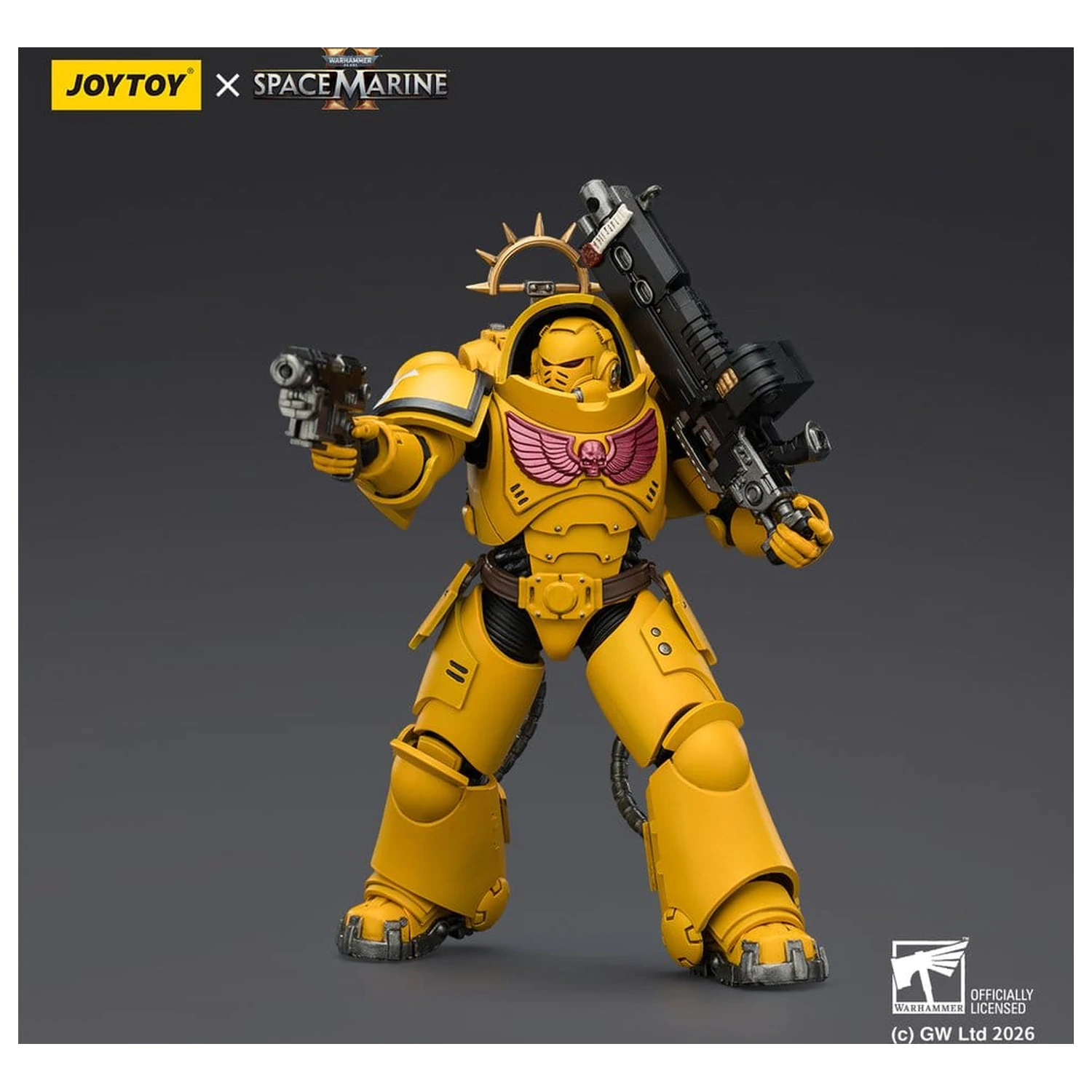 Warhammer 40,000 Action Figure Game Edition Imperial Fists Heavy Intercessor 13 centimetri poza produsului