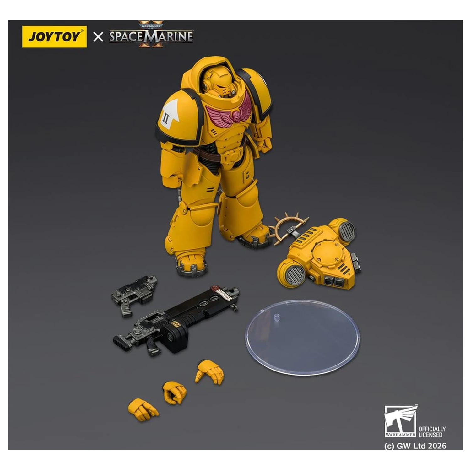 Warhammer 40,000 Action Figure Game Edition Imperial Fists Heavy Intercessor 13 centimetri poza produsului