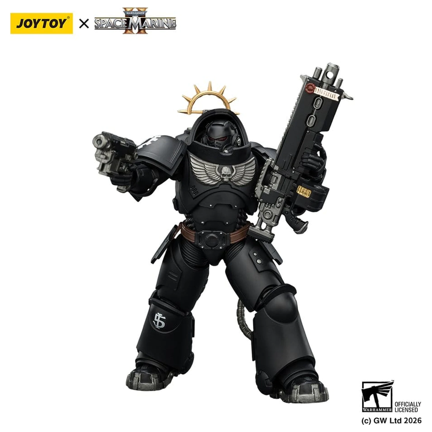 Warhammer 40,000 Action Figure Game Edition Iron Hands Heavy Intercessor 13 cm poza produsului