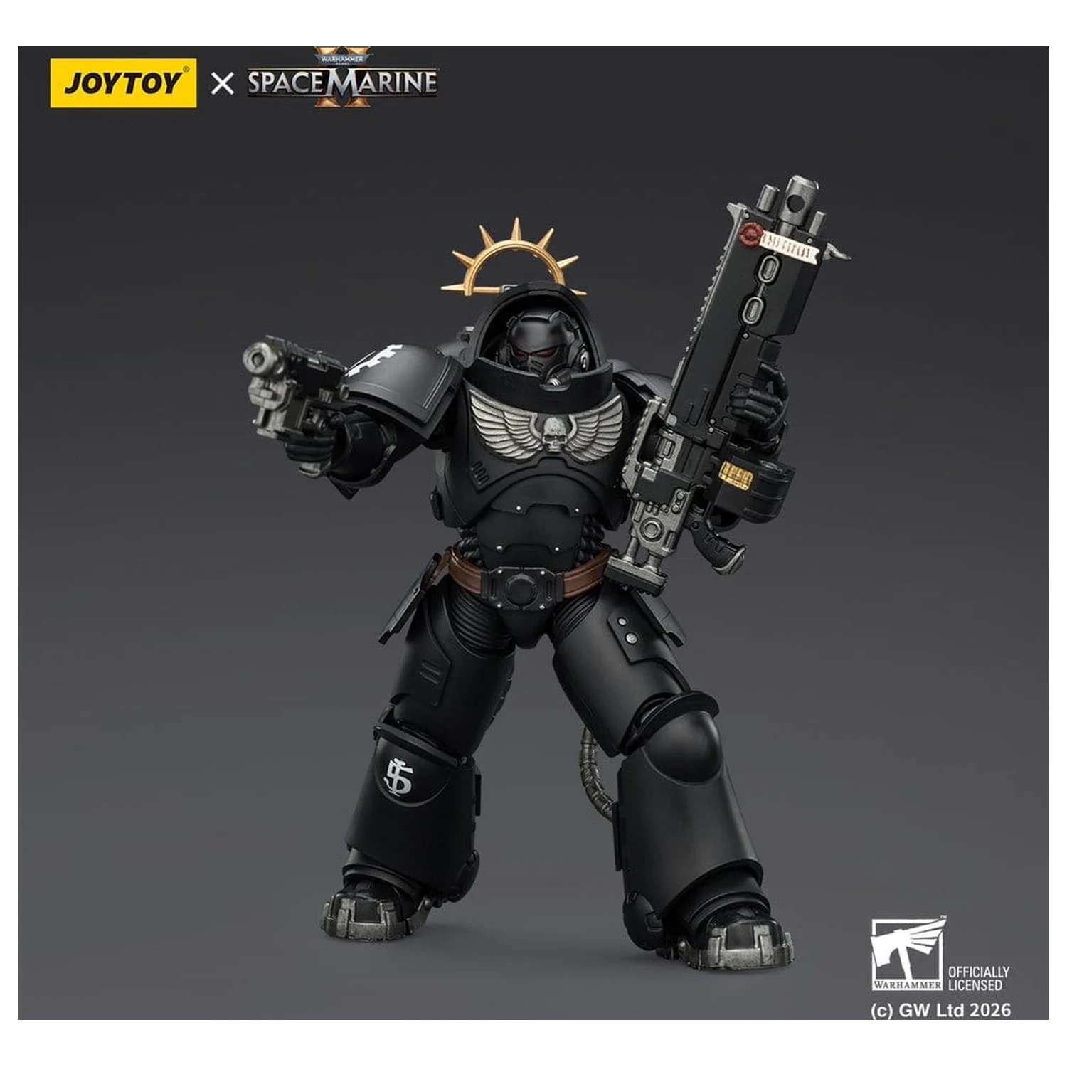 Warhammer 40,000 Action Figure Game Edition Iron Hands Heavy Intercessor 13 cm poza produsului
