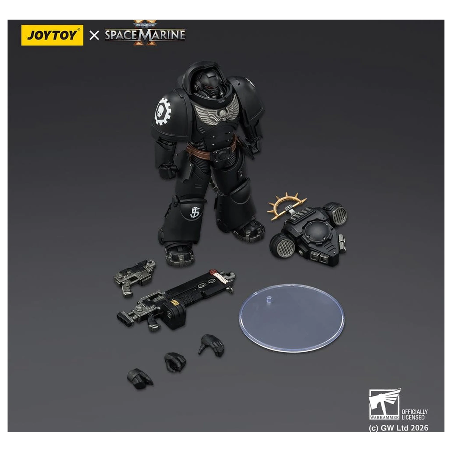 Warhammer 40,000 Action Figure Game Edition Iron Hands Heavy Intercessor 13 cm poza produsului