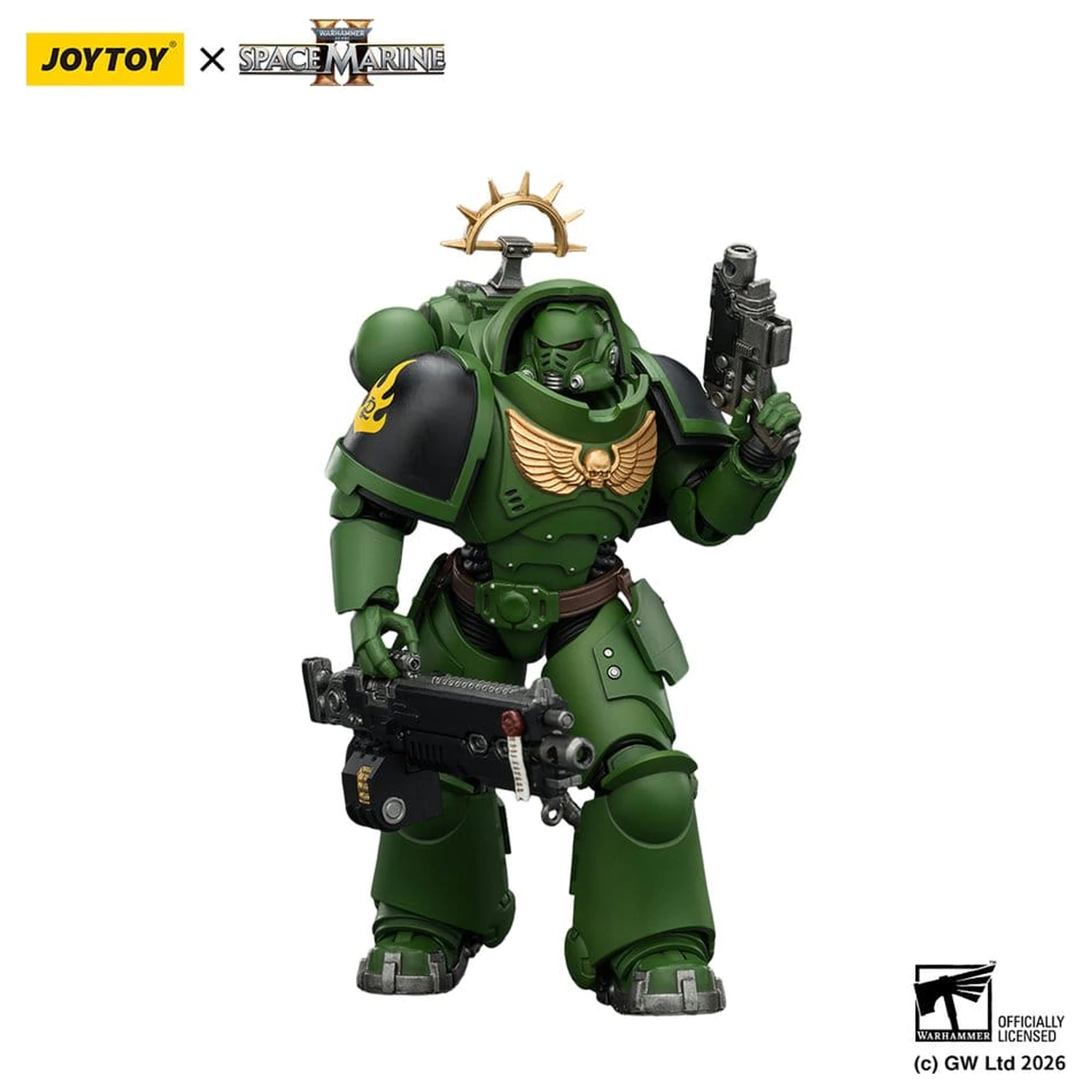 Warhammer 40,000 Figurina de actiune Game Edition Salamanders Heavy Intercessor 13 cm poza produsului