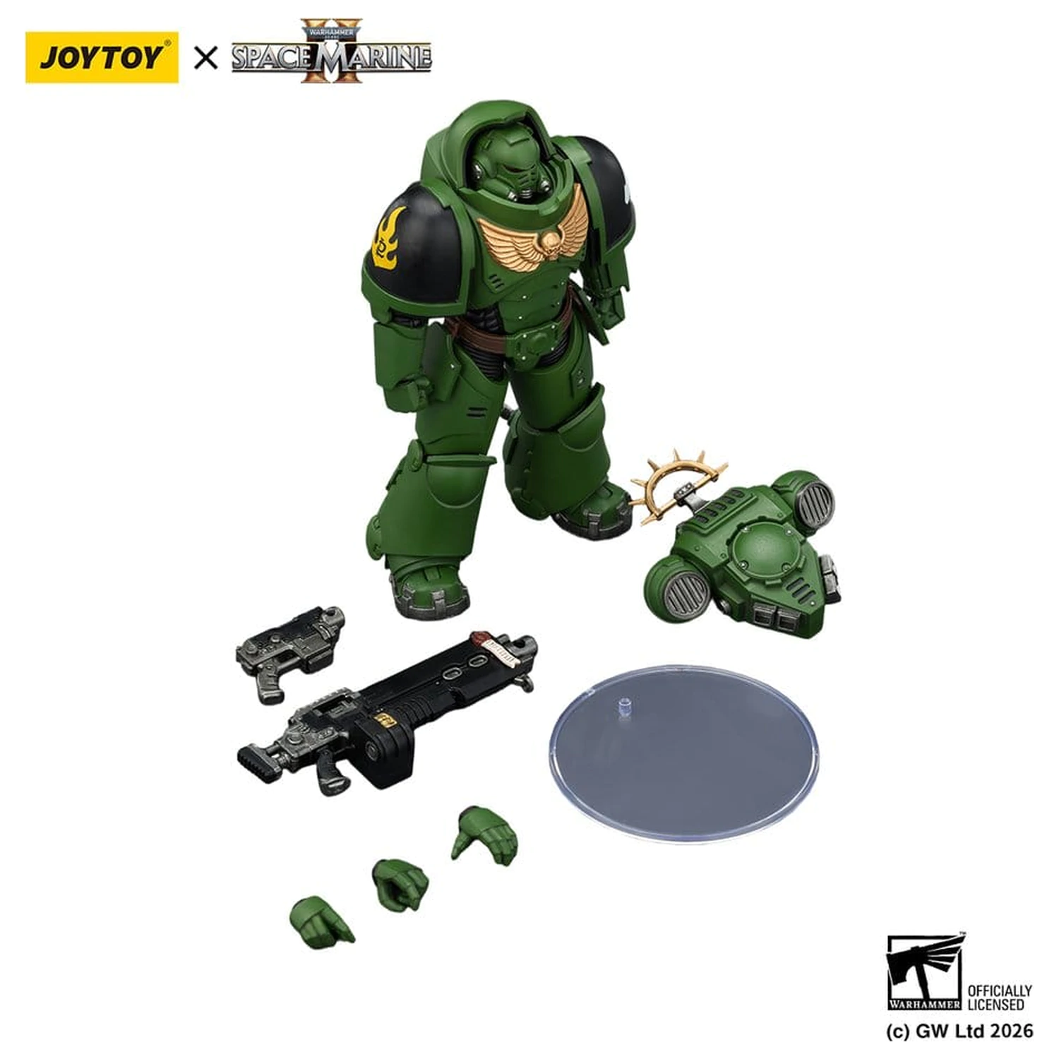 Warhammer 40,000 Figurina de actiune Game Edition Salamanders Heavy Intercessor 13 cm poza produsului