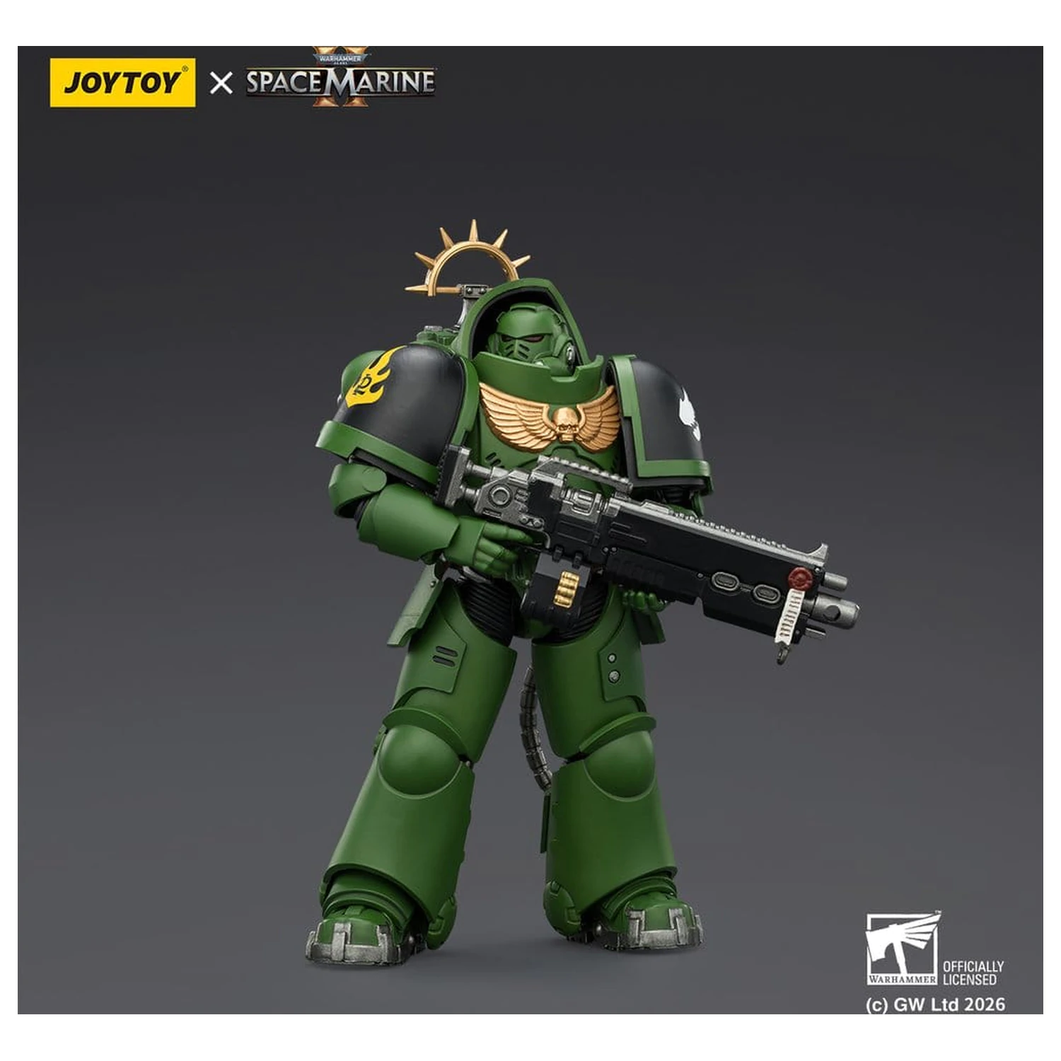 Warhammer 40,000 Figurina de actiune Game Edition Salamanders Heavy Intercessor 13 cm poza produsului