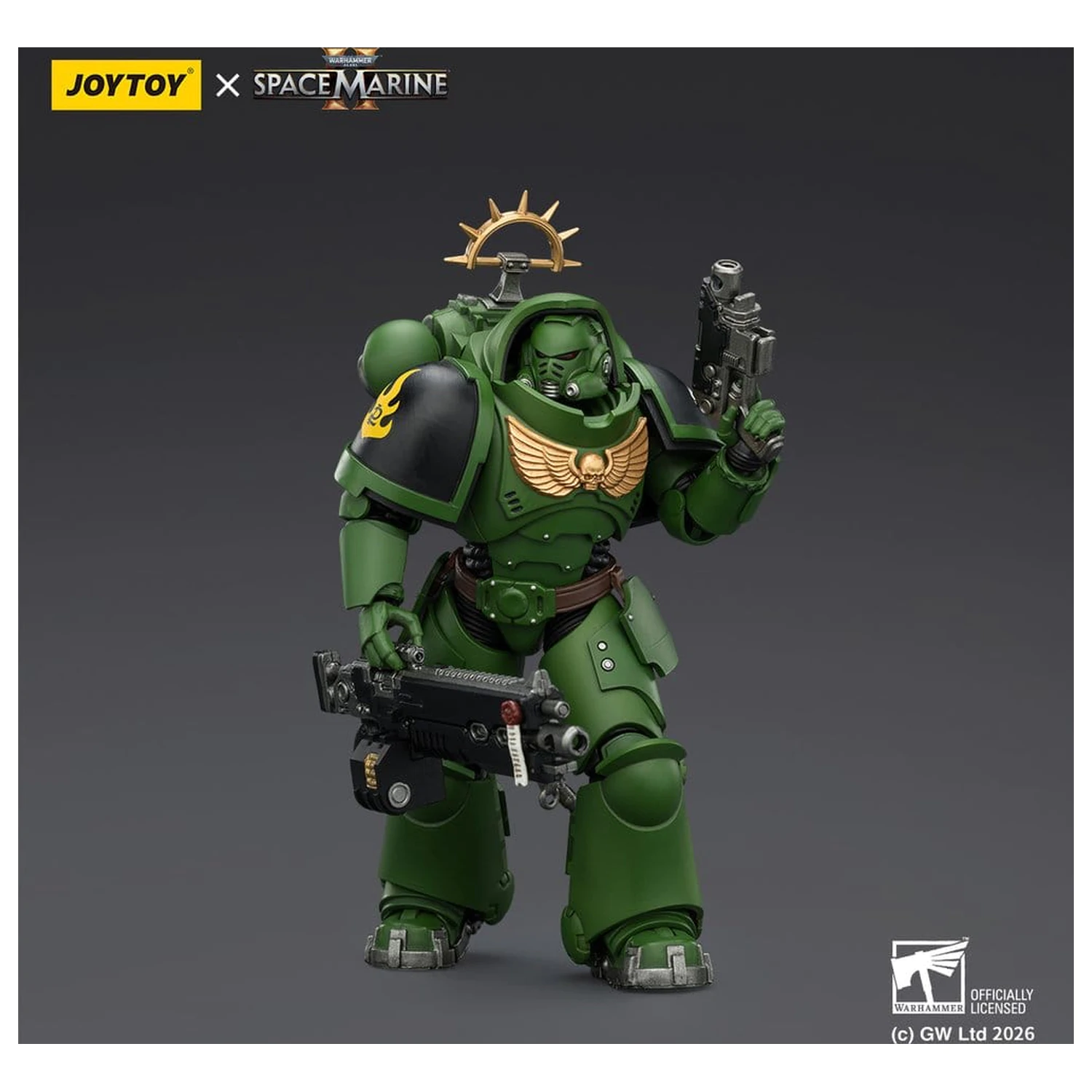 Warhammer 40,000 Figurina de actiune Game Edition Salamanders Heavy Intercessor 13 cm poza produsului