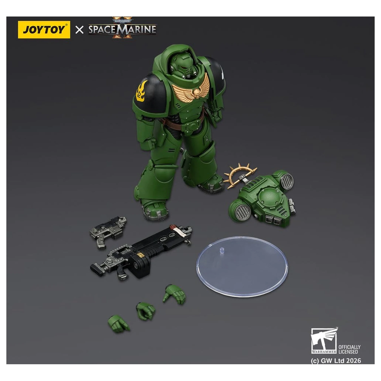 Warhammer 40,000 Figurina de actiune Game Edition Salamanders Heavy Intercessor 13 cm poza produsului