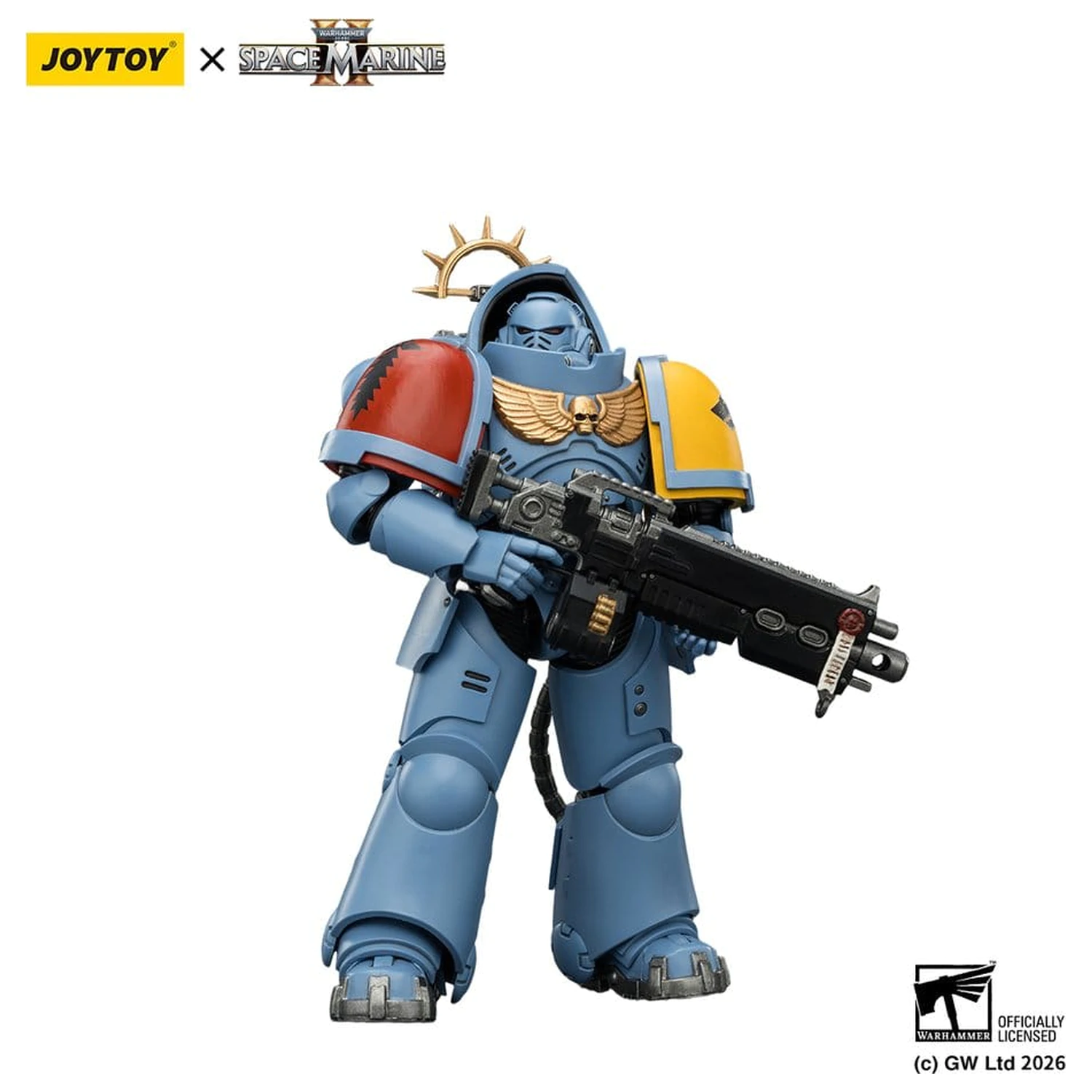 Warhammer 40,000 Figurina de actiune Game Edition Space Wolves Heavy Intercessor 13 cm poza produsului