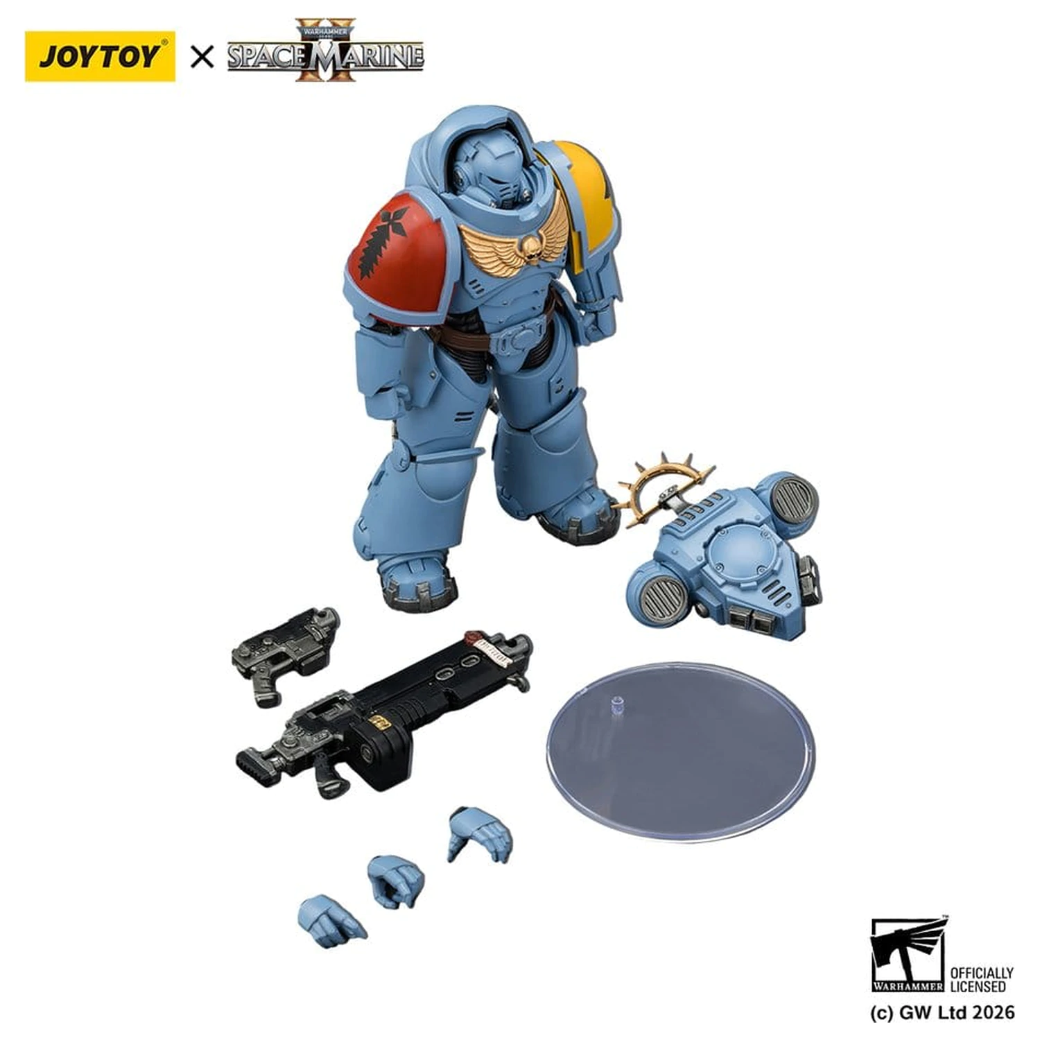 Warhammer 40,000 Figurina de actiune Game Edition Space Wolves Heavy Intercessor 13 cm poza produsului