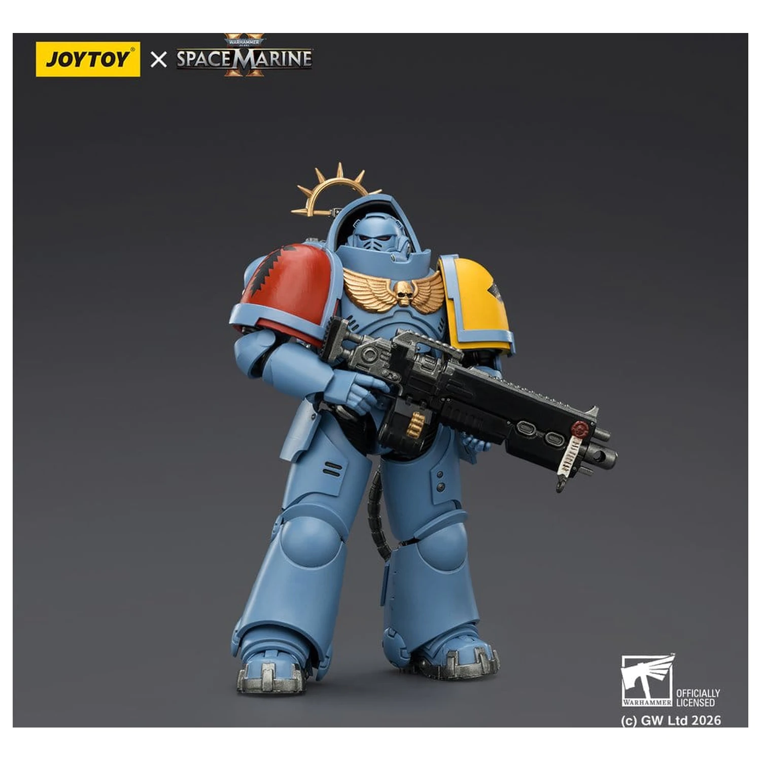 Warhammer 40,000 Figurina de actiune Game Edition Space Wolves Heavy Intercessor 13 cm poza produsului
