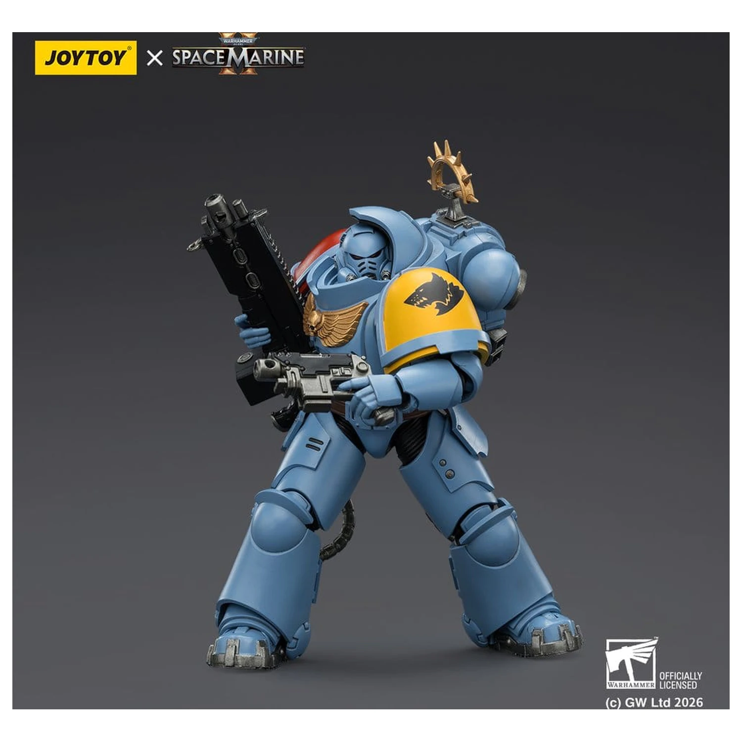 Warhammer 40,000 Figurina de actiune Game Edition Space Wolves Heavy Intercessor 13 cm poza produsului