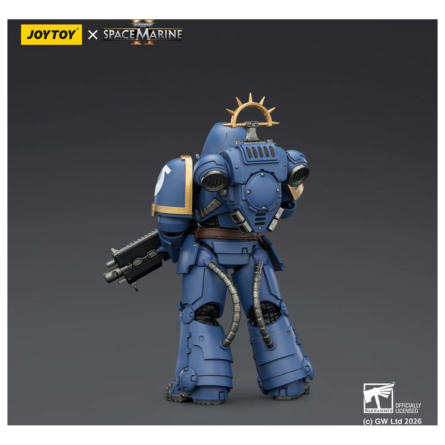 Warhammer 40,000 Figurina de actiune Game Edition Ultramarines Heavy Intercessor 13 cm poza produsului