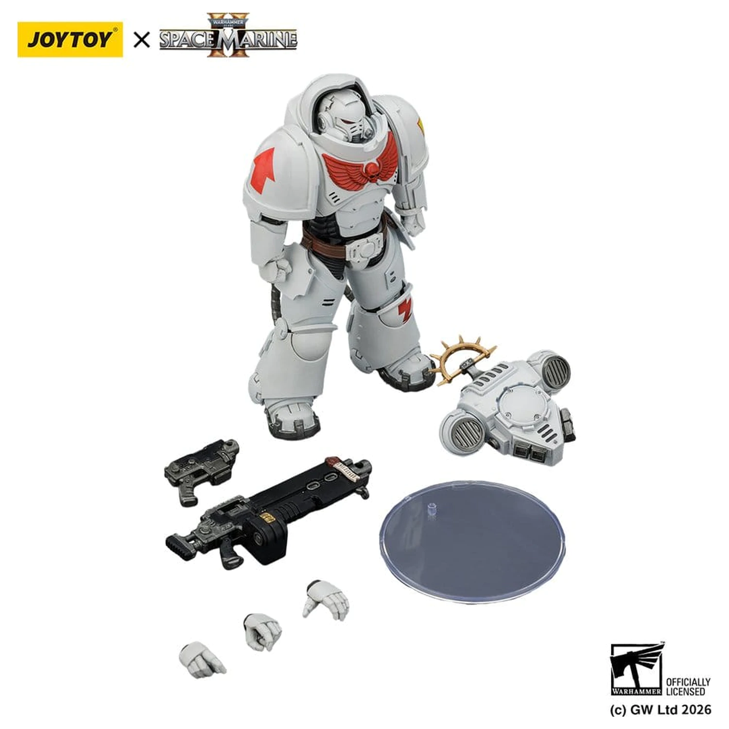 Warhammer 40,000 Figurina de actiune Action Figure Game Edition White Scars Heavy Intercessor 13 cm poza produsului