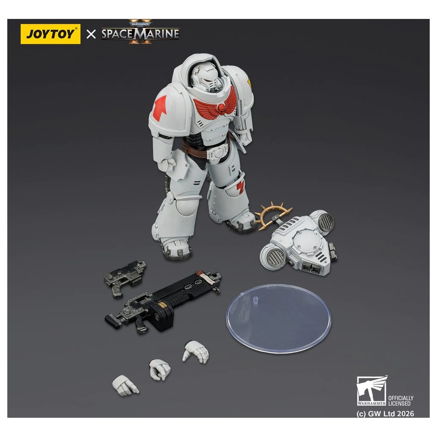 Warhammer 40,000 Figurina de actiune Action Figure Game Edition White Scars Heavy Intercessor 13 cm poza produsului