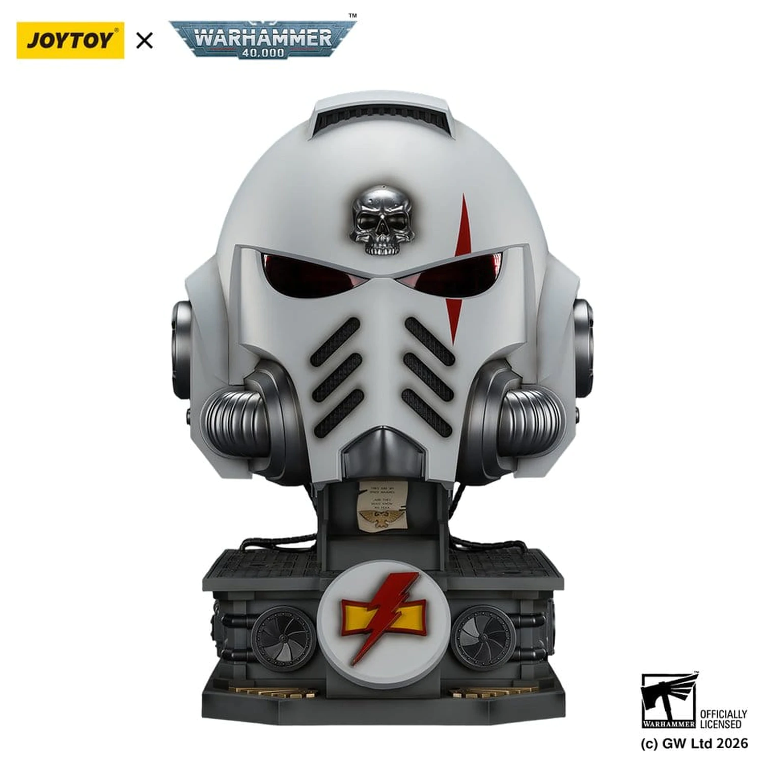 Warhammer 40,000 Casca cu Suport de Afisare White Scars MkX 44 cm poza produsului