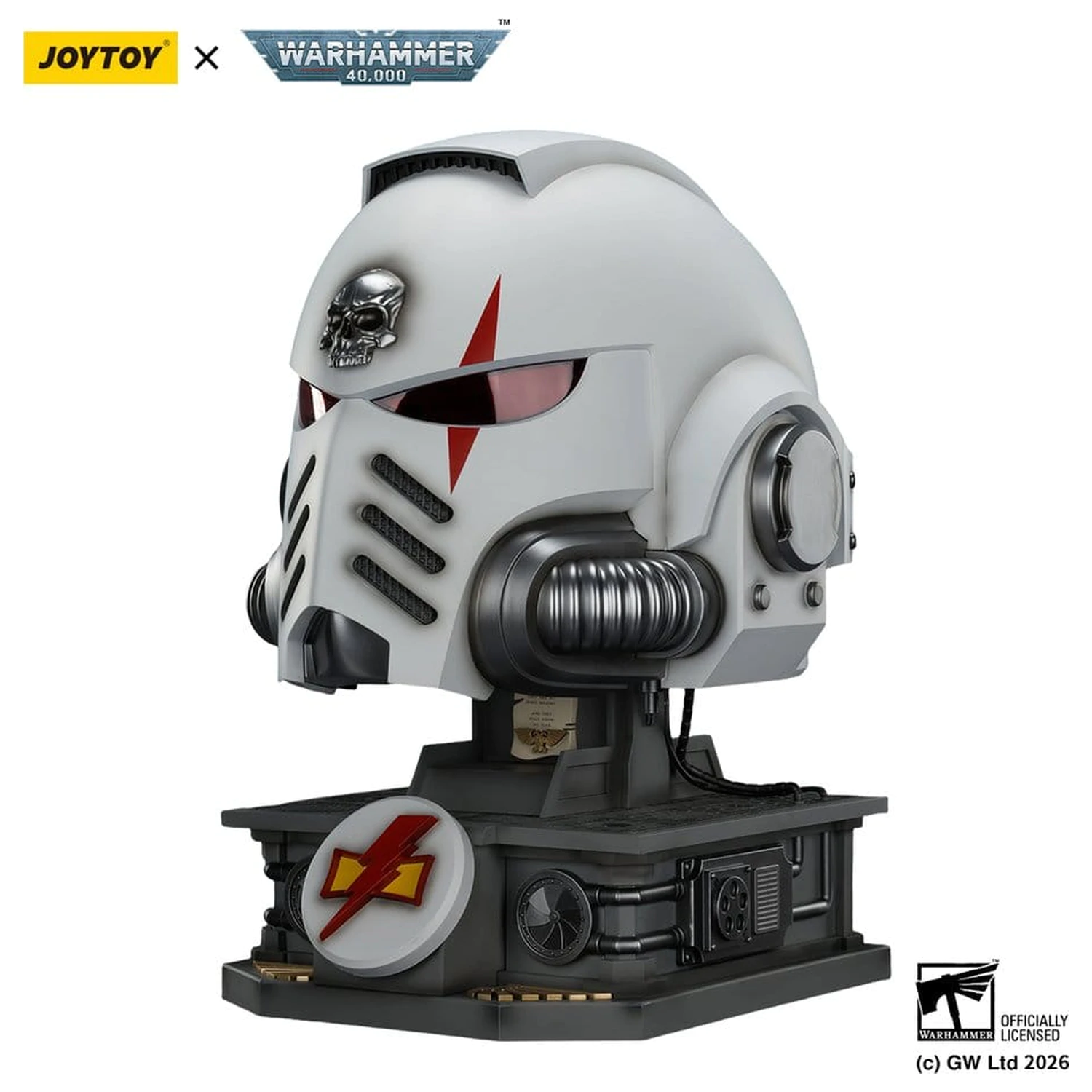 Warhammer 40,000 Casca cu Suport de Afisare White Scars MkX 44 cm poza produsului