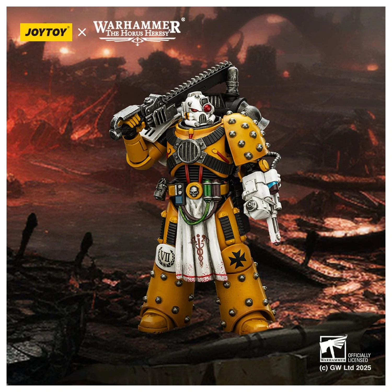 Warhammer 40,000: Imperial Fists figurina de actiune Legion Apothecary 12 cm poza produsului