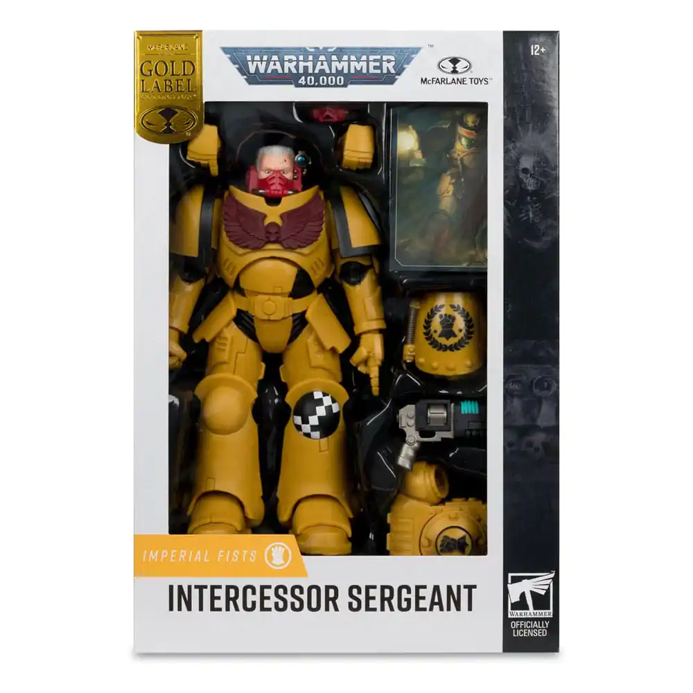 Warhammer 40,000 Figurina de actiune Intercessor Sergeant (Imperial Fist) (Gold Label) 18 cm poza produsului