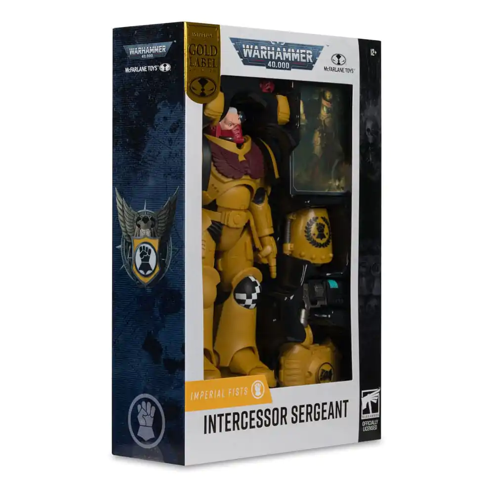 Warhammer 40,000 Figurina de actiune Intercessor Sergeant (Imperial Fist) (Gold Label) 18 cm poza produsului