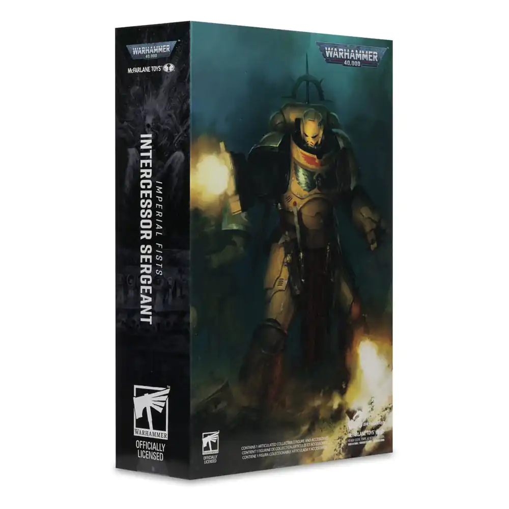 Warhammer 40,000 Figurina de actiune Intercessor Sergeant (Imperial Fist) (Gold Label) 18 cm poza produsului