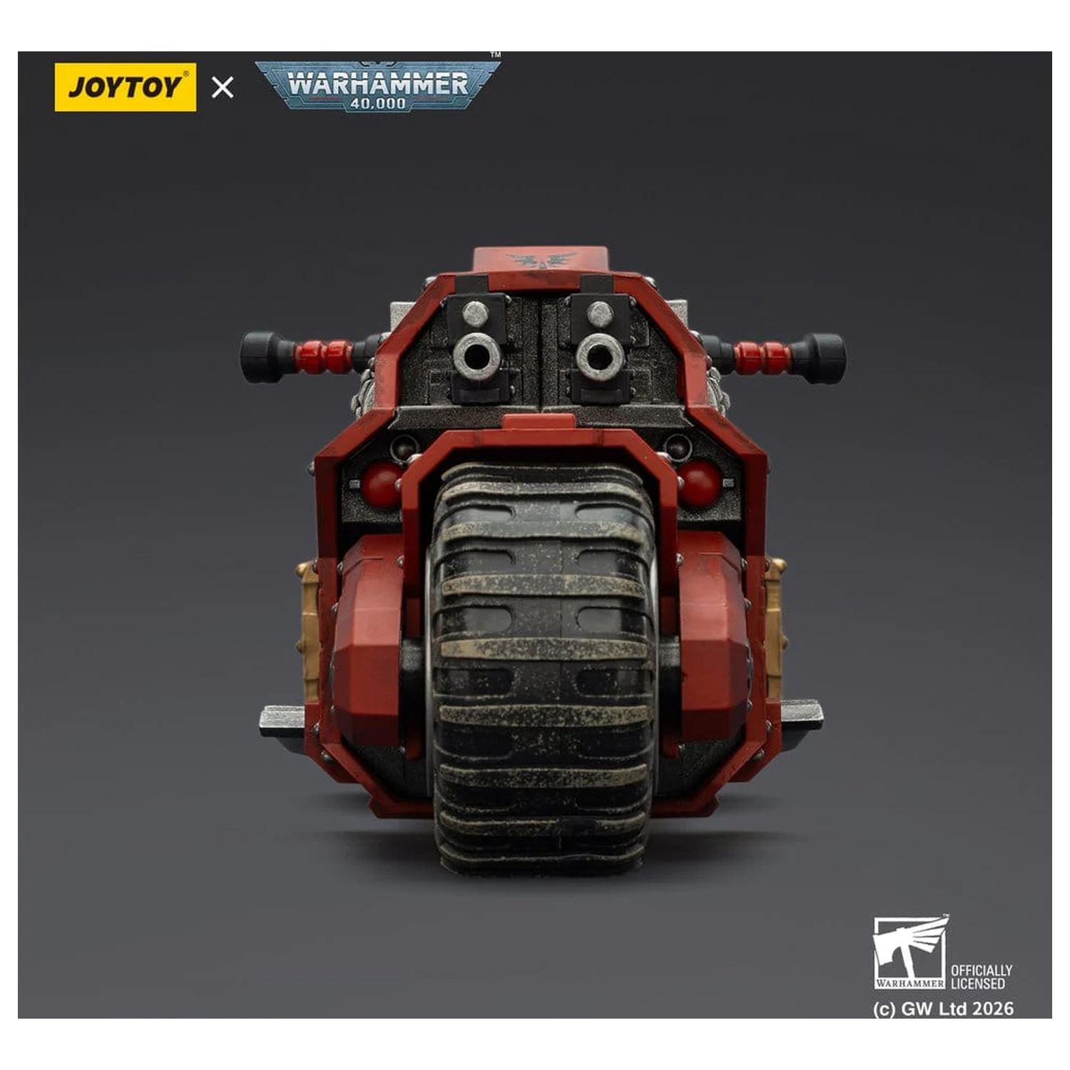 Warhammer 40,000 Raider-pattern Combat Bike Blood Angels cu puști bolter cu legătură dublă 22 cm poza produsului