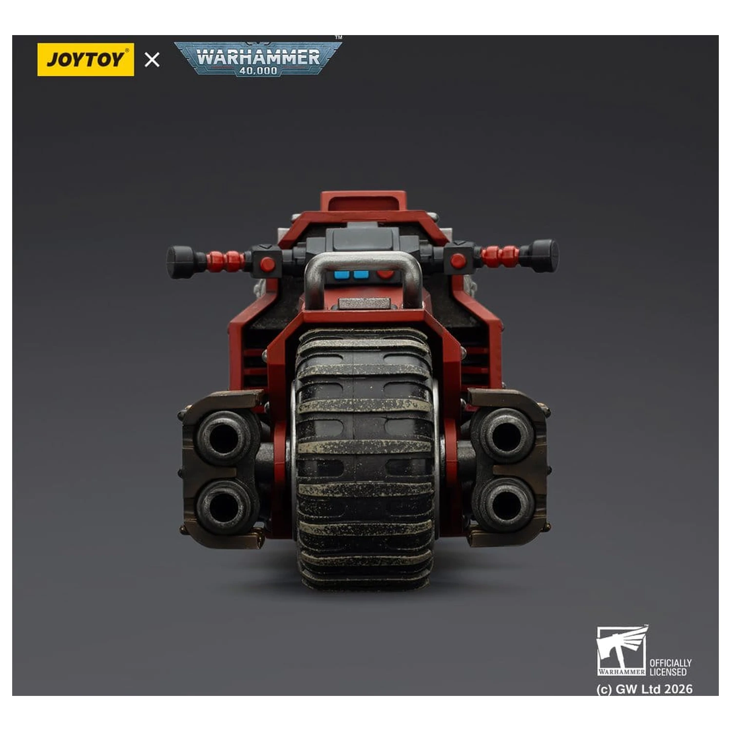 Warhammer 40,000 Raider-pattern Combat Bike Blood Angels cu puști bolter cu legătură dublă 22 cm poza produsului