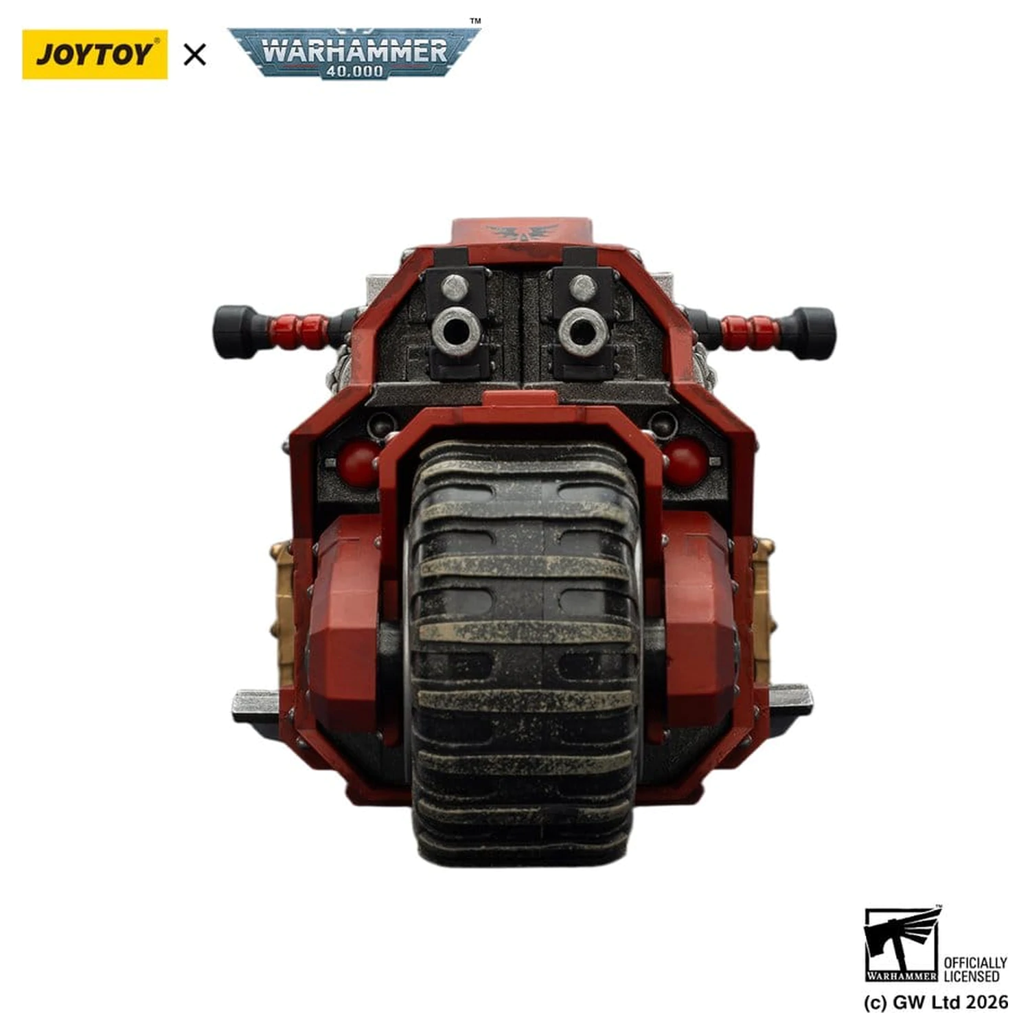 Warhammer 40,000 Raider-pattern Combat Bike Blood Angels cu puști bolter cu legătură dublă 22 cm poza produsului