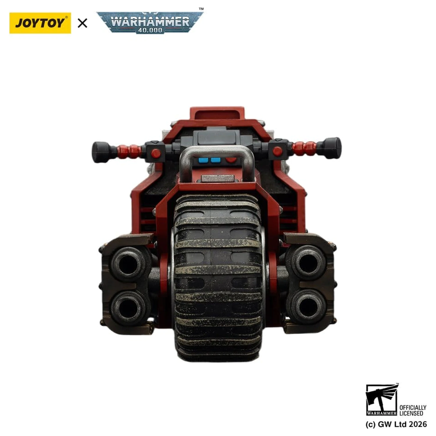Warhammer 40,000 Raider-pattern Combat Bike Blood Angels cu puști bolter cu legătură dublă 22 cm poza produsului