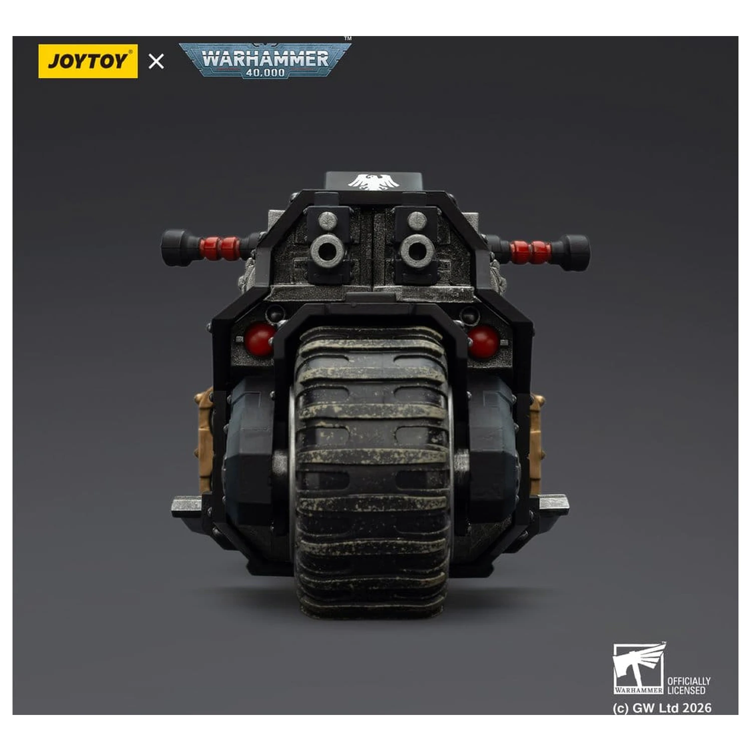 Warhammer 40,000 Raider-pattern Combat Bike Raven Guard with twin-linked bolt rifles 22 cm poza produsului