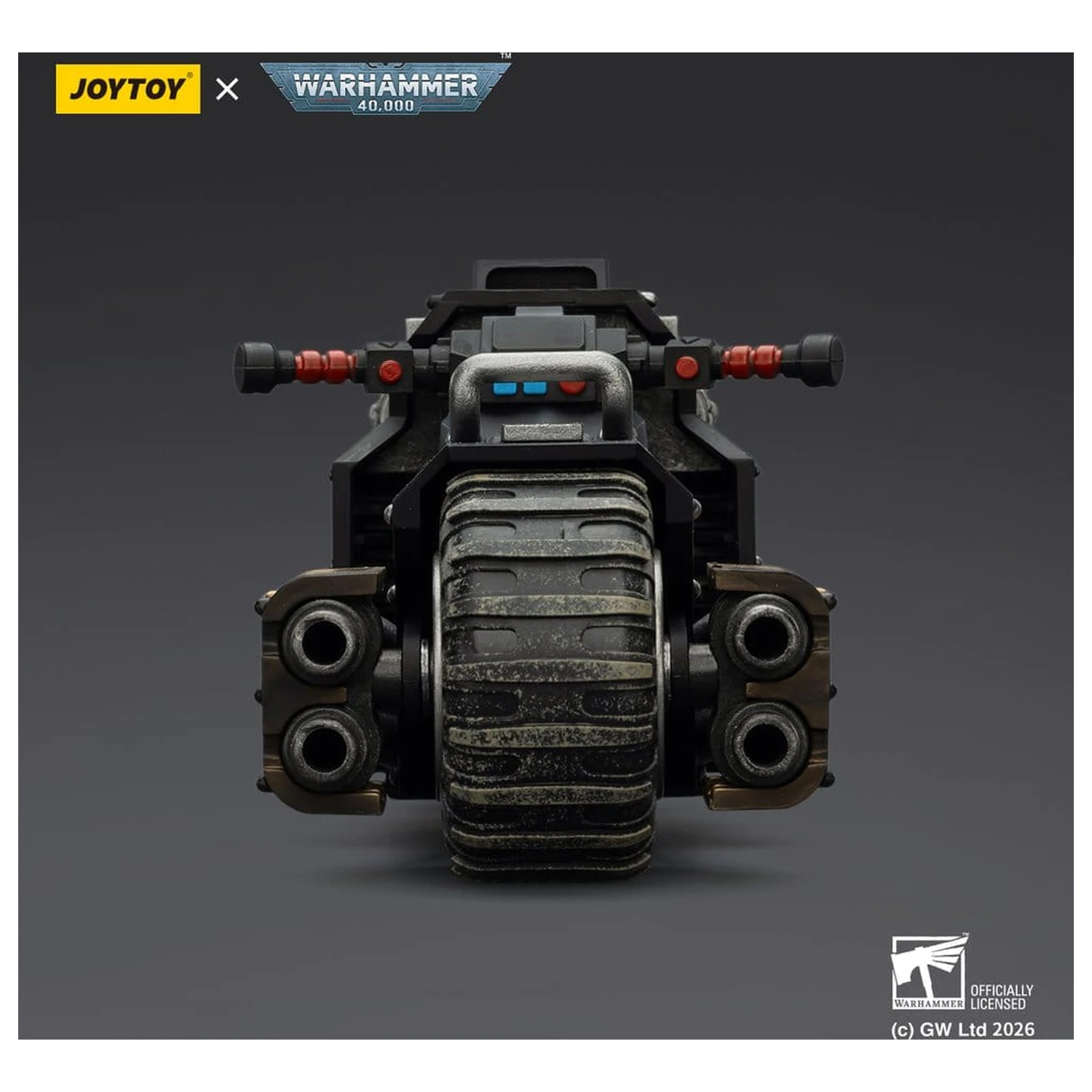 Warhammer 40,000 Raider-pattern Combat Bike Raven Guard with twin-linked bolt rifles 22 cm poza produsului