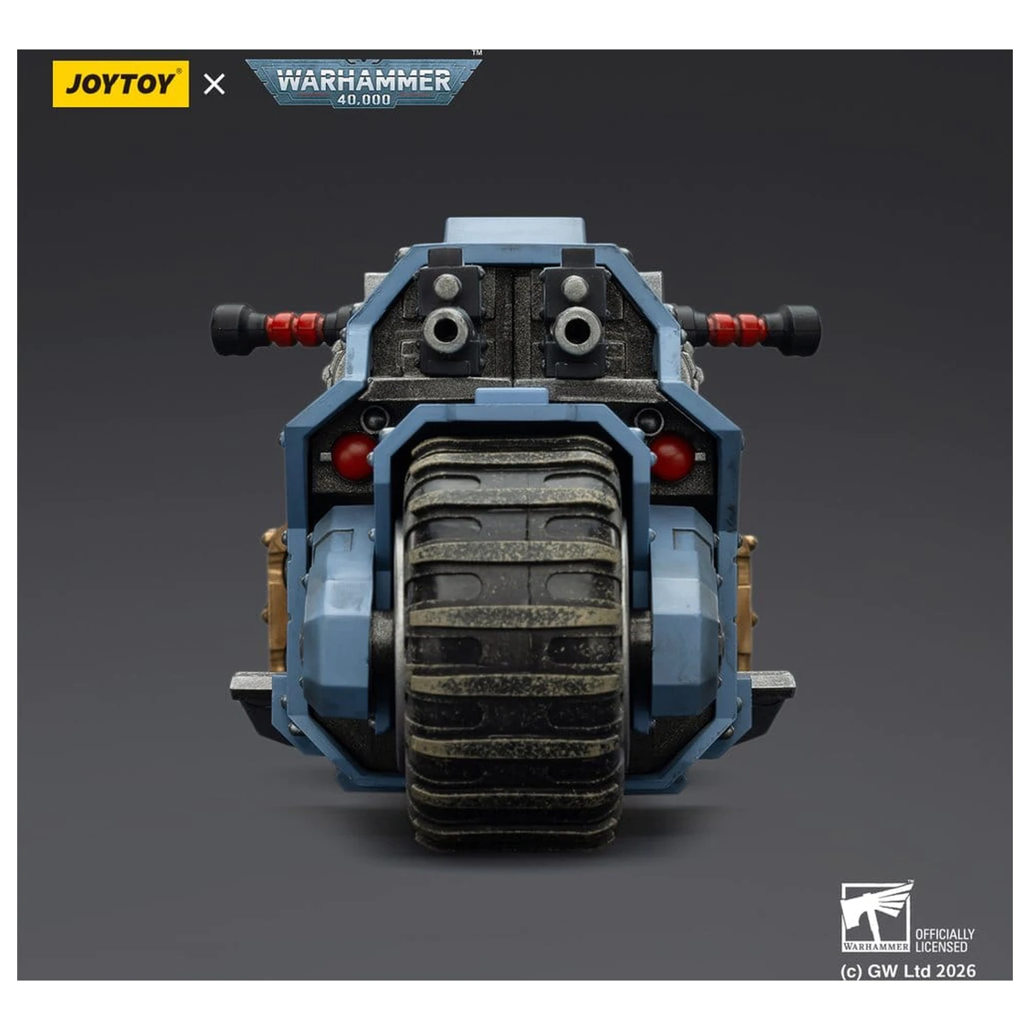 Warhammer 40,000 Raider-pattern Combat Bike Space Wolves cu pusti bolt gemene 22 cm poza produsului