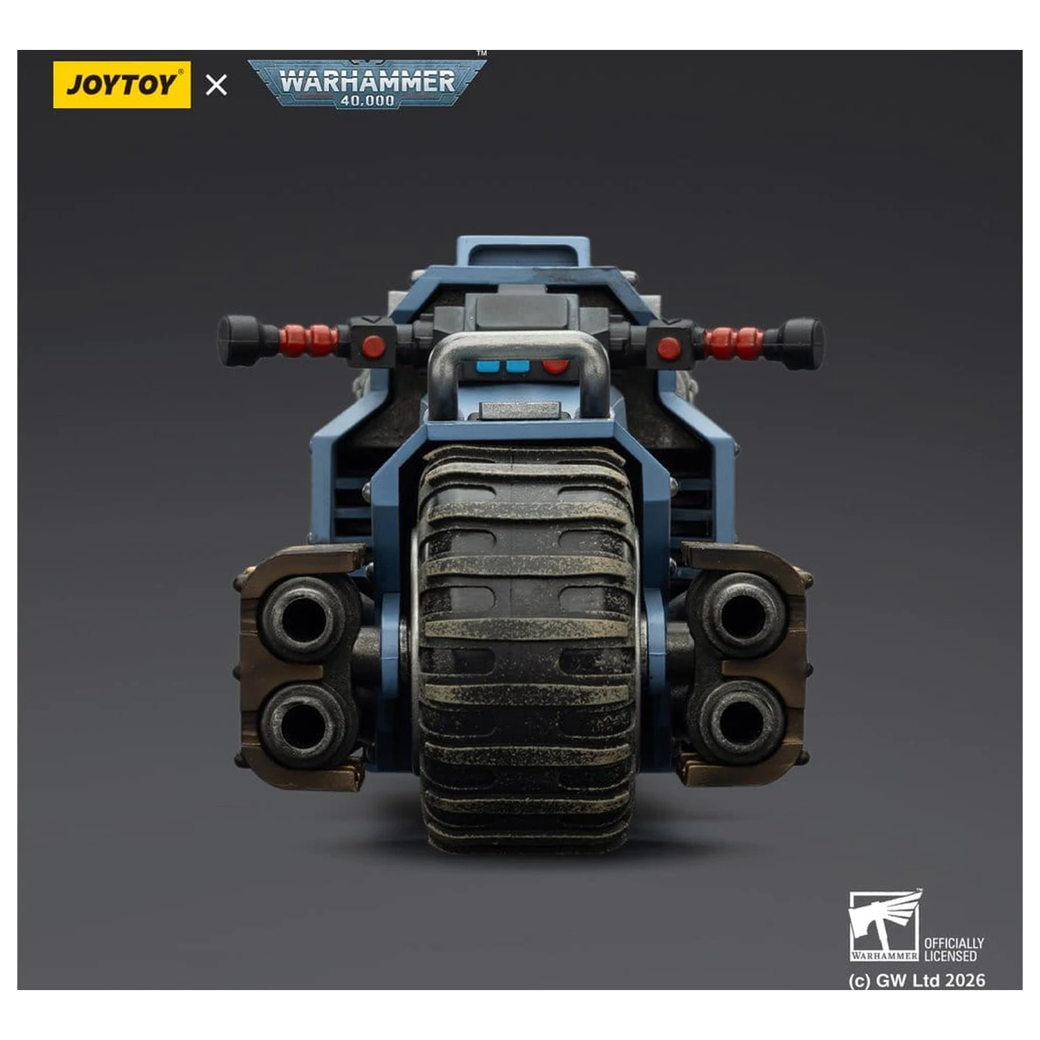 Warhammer 40,000 Raider-pattern Combat Bike Space Wolves cu pusti bolt gemene 22 cm poza produsului