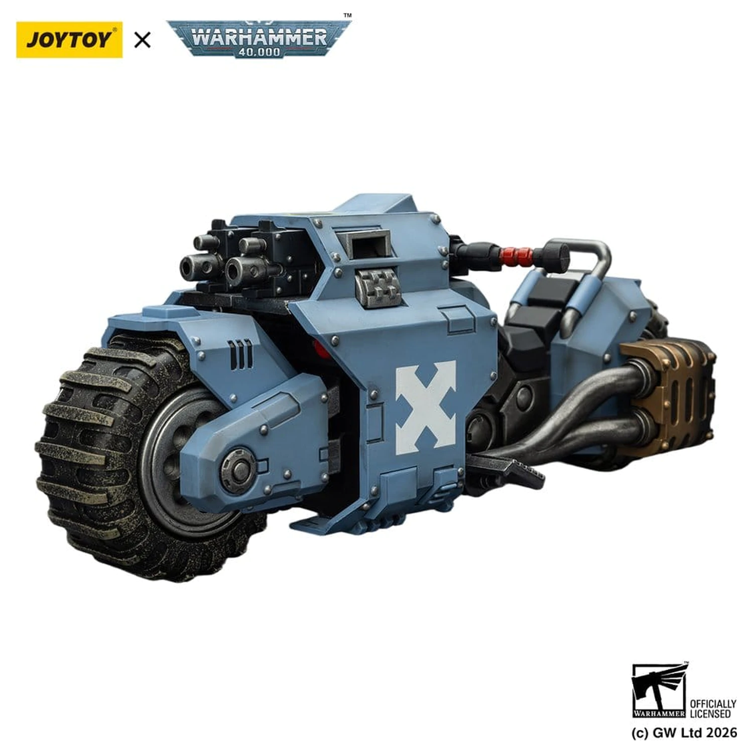Warhammer 40,000 Raider-pattern Combat Bike Space Wolves cu pusti bolt gemene 22 cm poza produsului