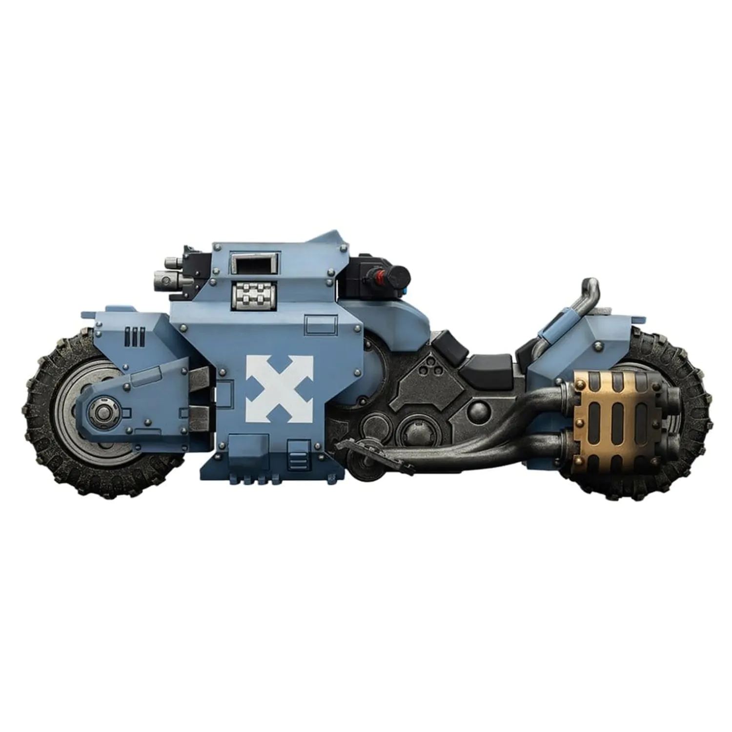 Warhammer 40,000 Raider-pattern Combat Bike Space Wolves cu pusti bolt gemene 22 cm poza produsului