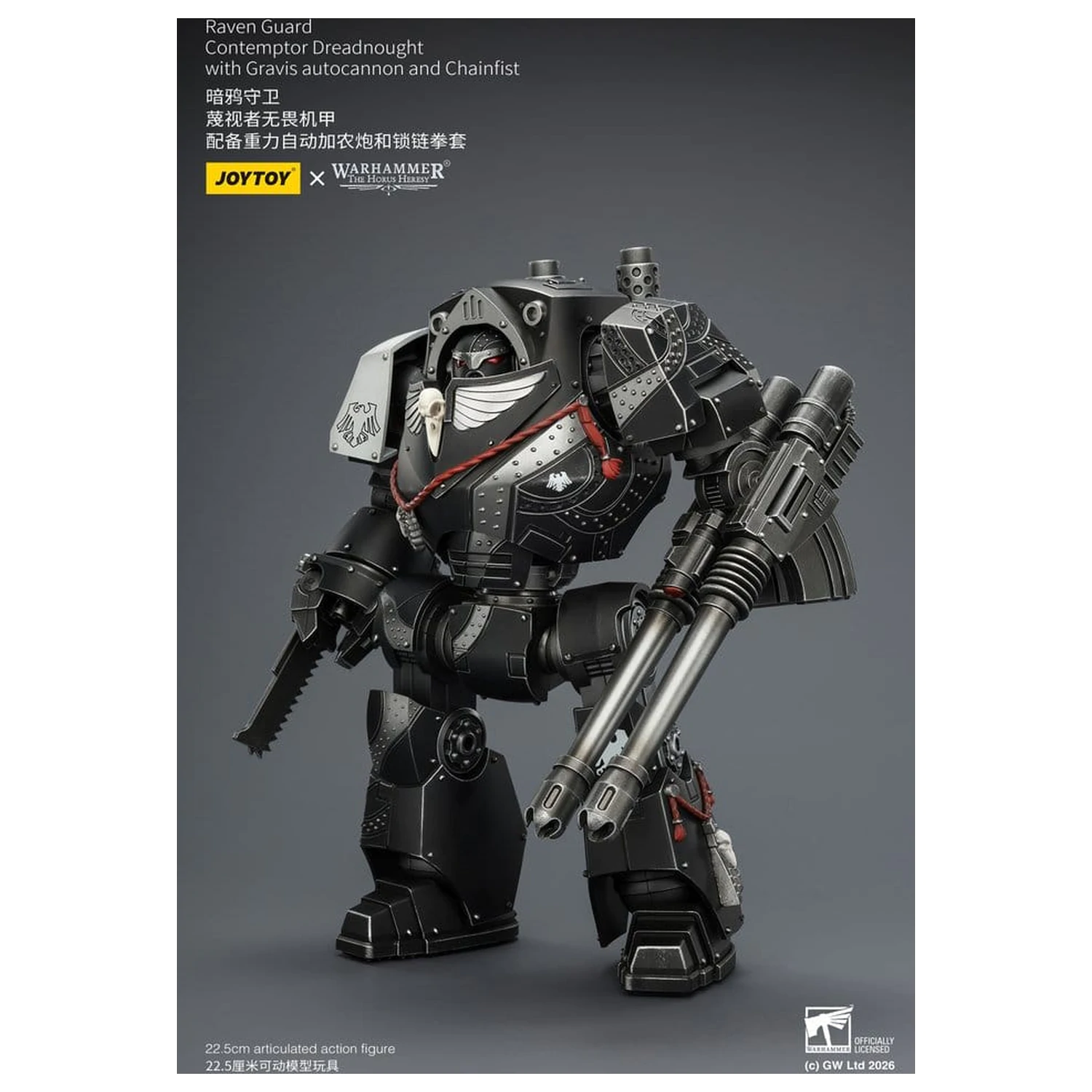 Warhammer 40,000 Figurina de actiune Raven Guard Contemptor Dreadnought 23 cm poza produsului