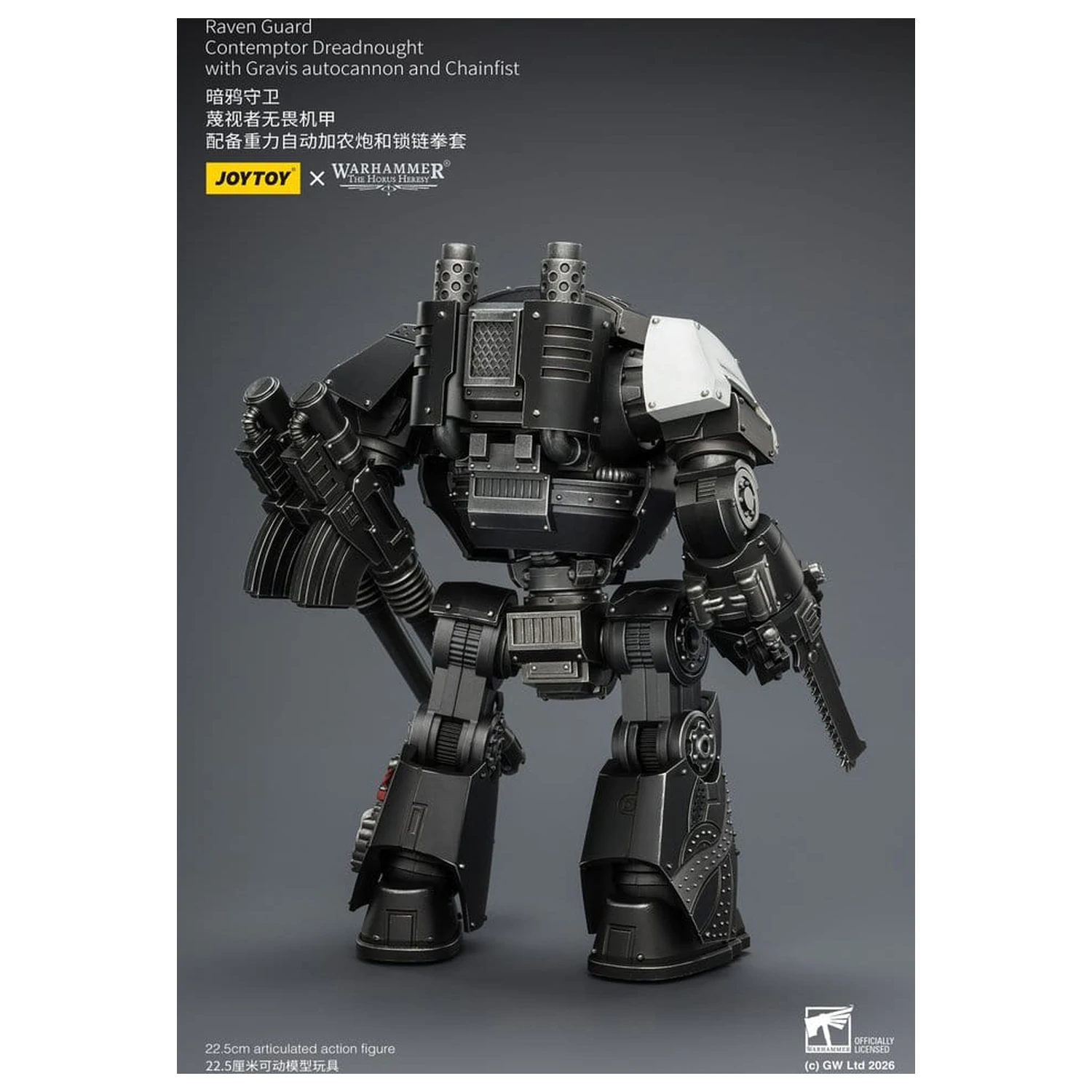 Warhammer 40,000 Figurina de actiune Raven Guard Contemptor Dreadnought 23 cm poza produsului
