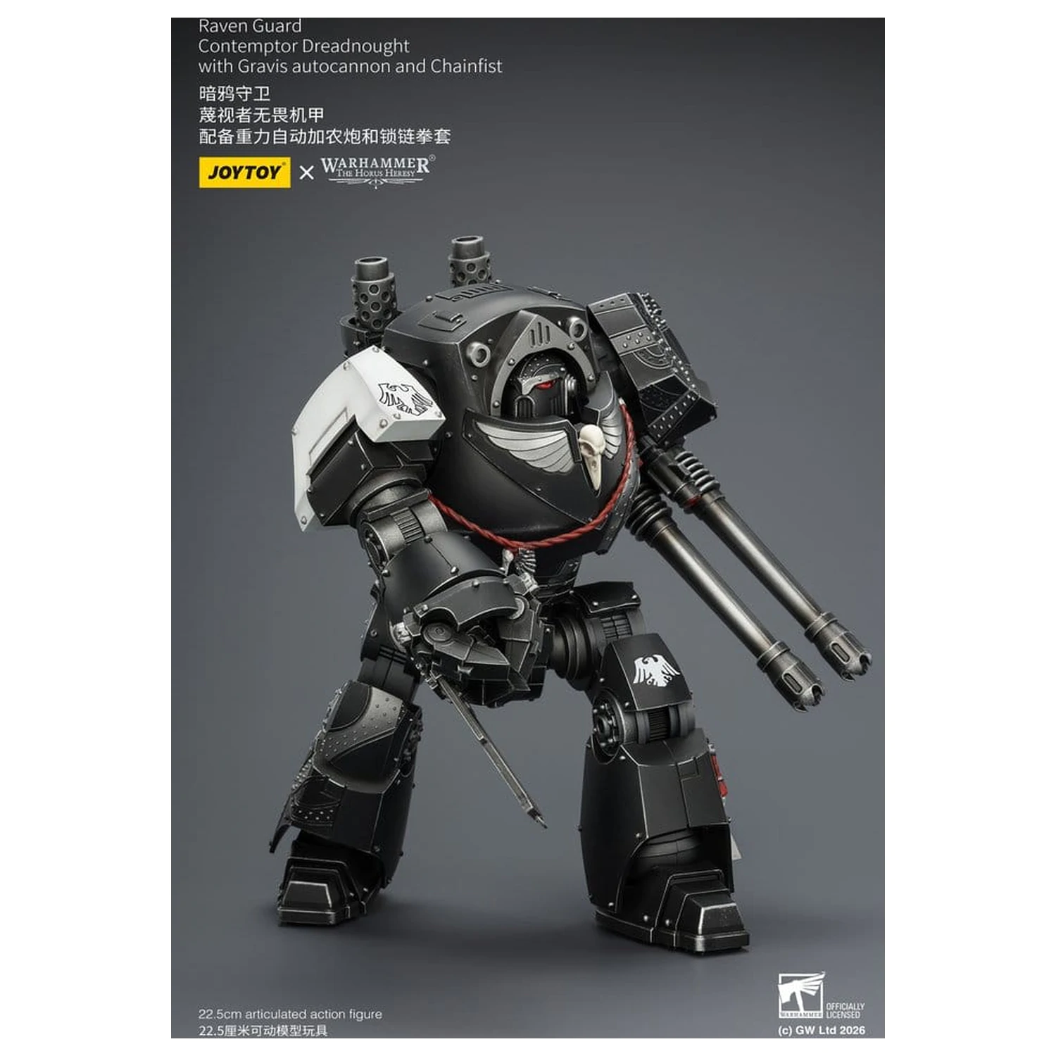 Warhammer 40,000 Figurina de actiune Raven Guard Contemptor Dreadnought 23 cm poza produsului
