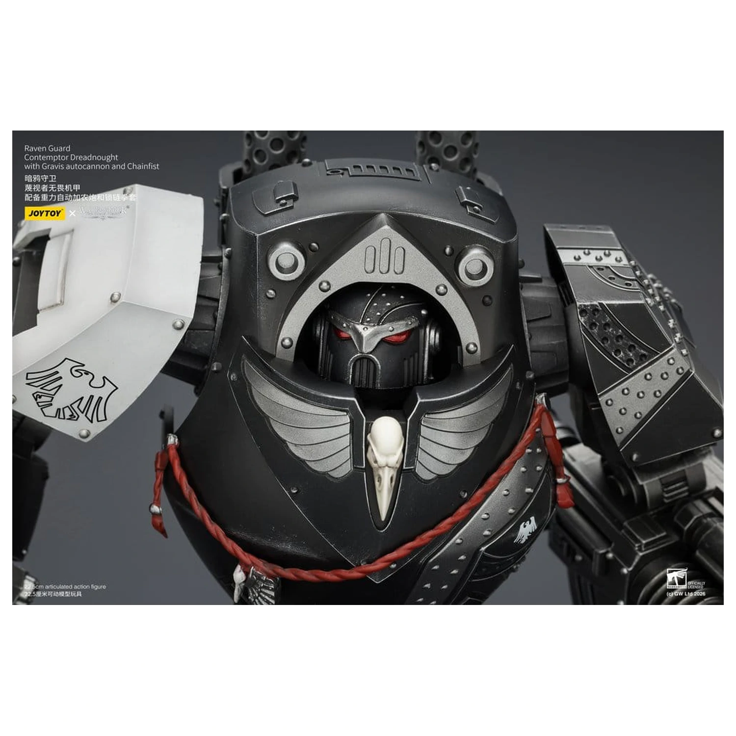 Warhammer 40,000 Figurina de actiune Raven Guard Contemptor Dreadnought 23 cm poza produsului